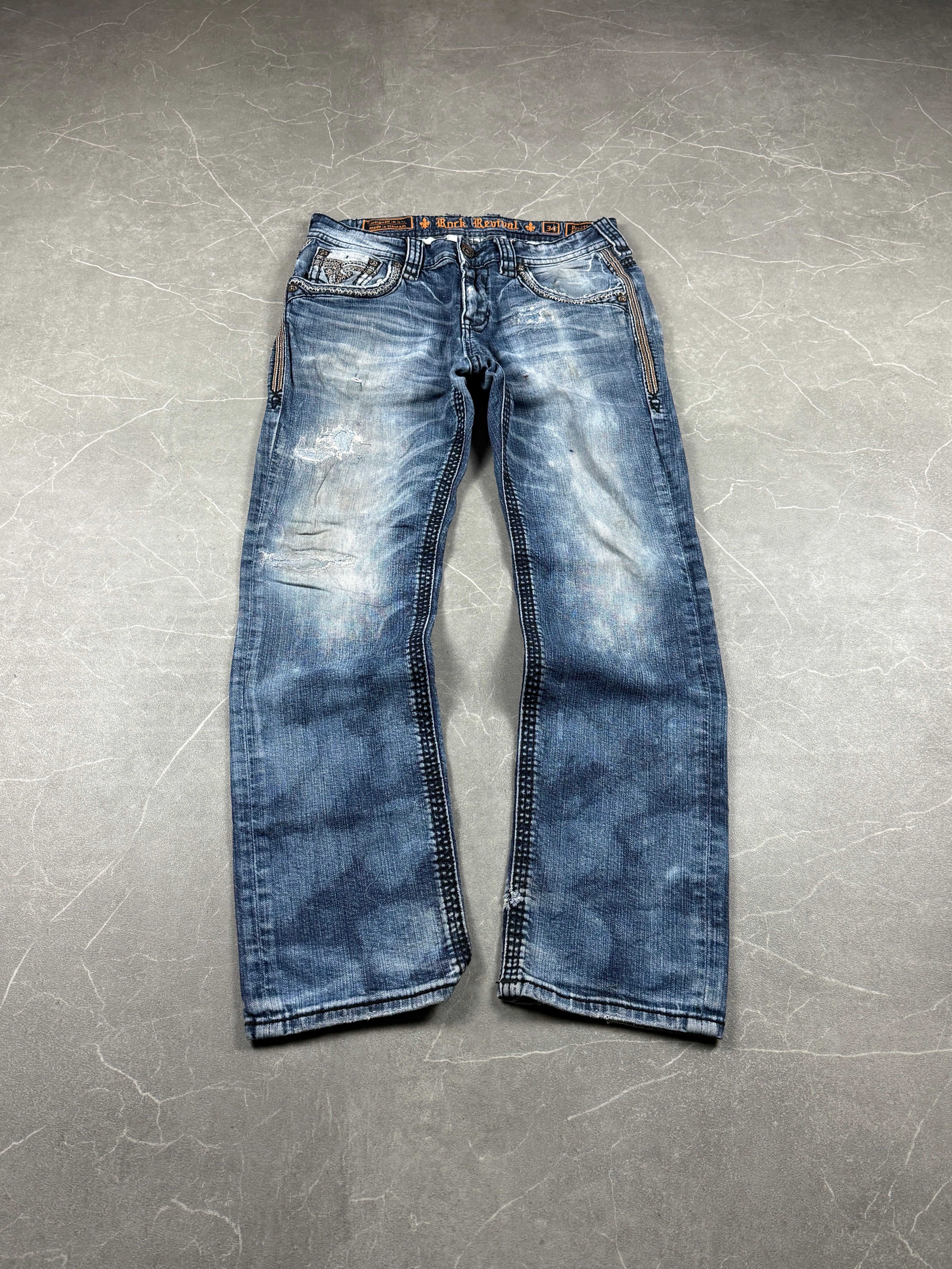 Rock Revival washed Jeans (S)