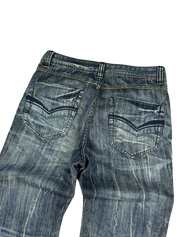 Ultra washed Straight Jeans (S)