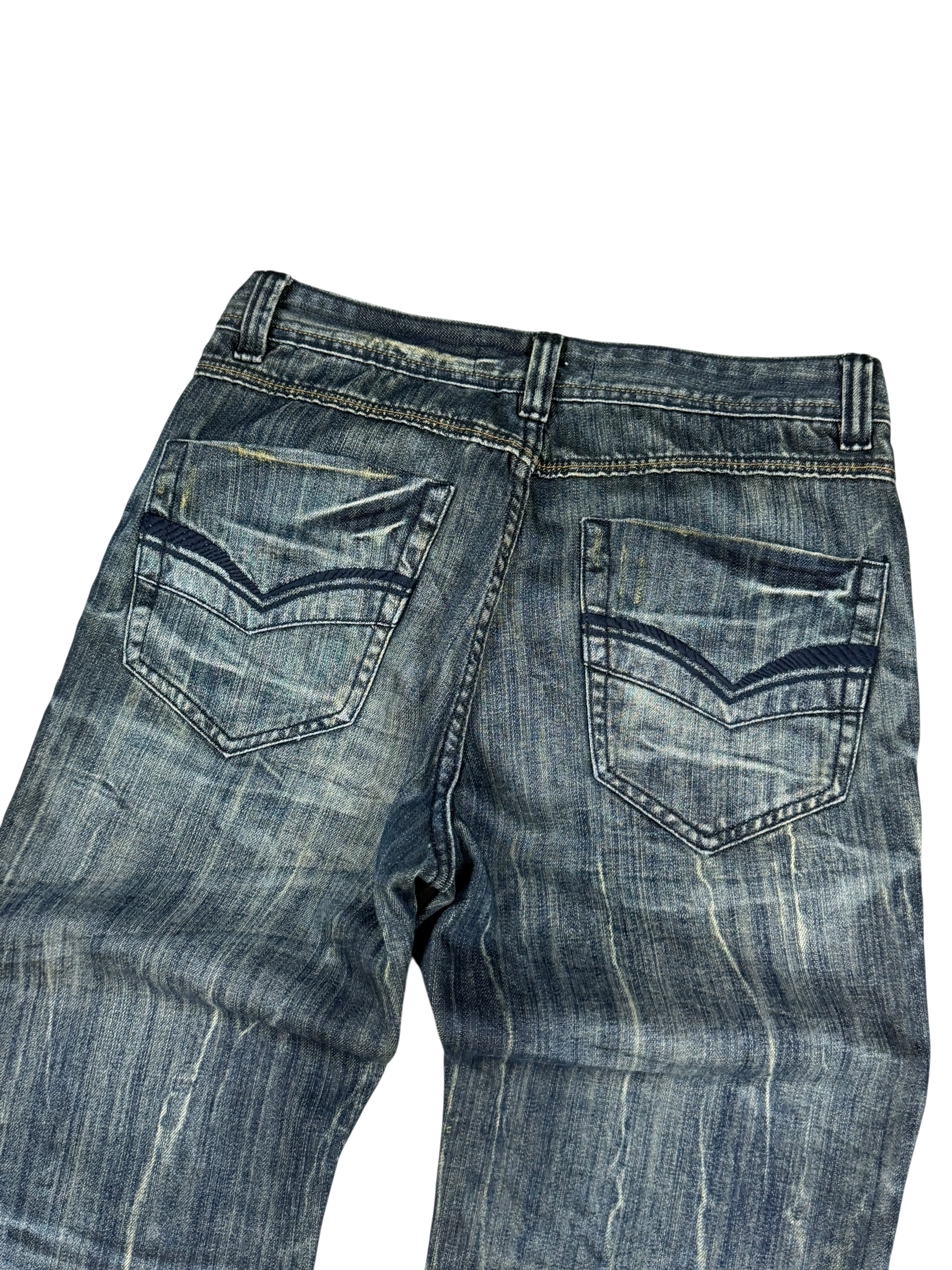 Ultra washed Straight Jeans (S)