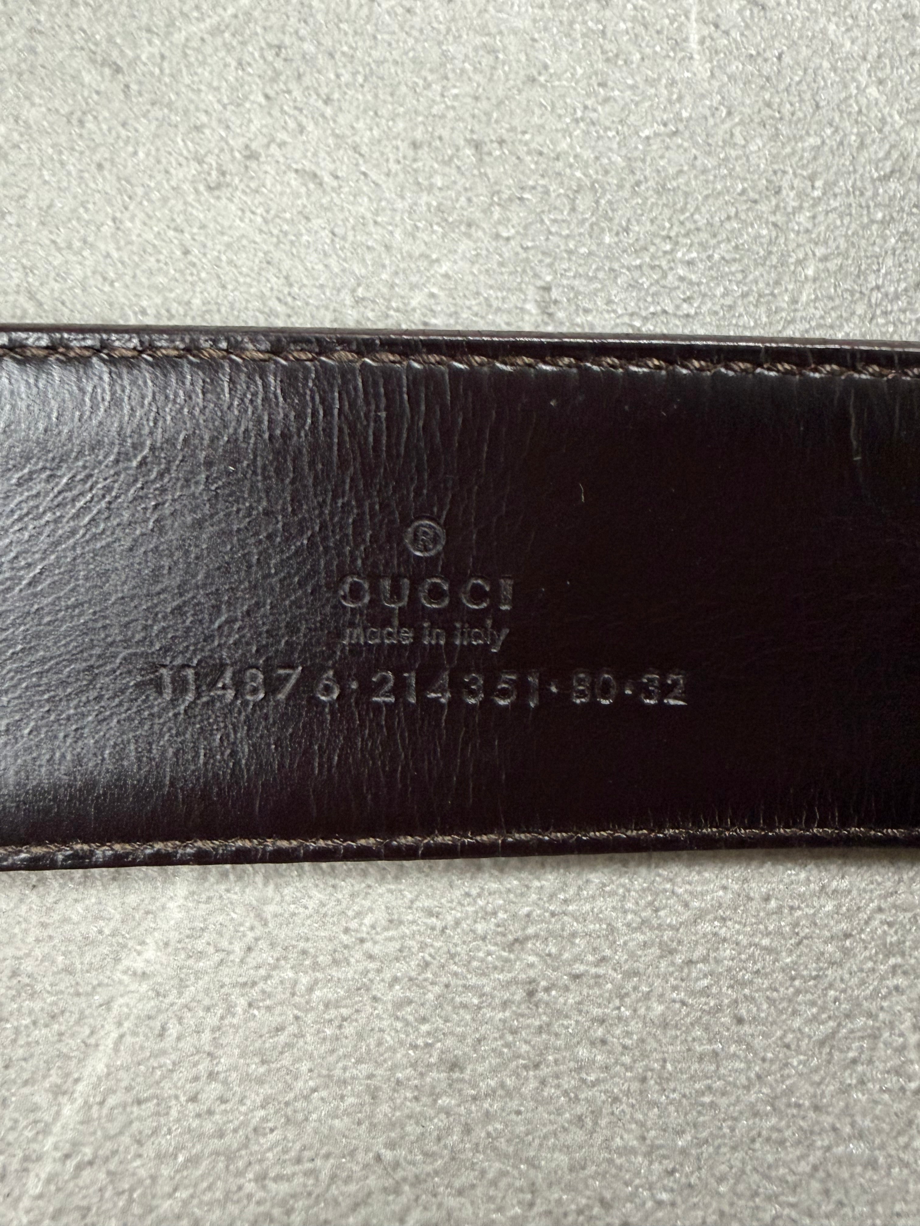Gucci GG Monogramm Belt (90cm)