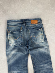 Vintage Washed Straight Jeans (S)