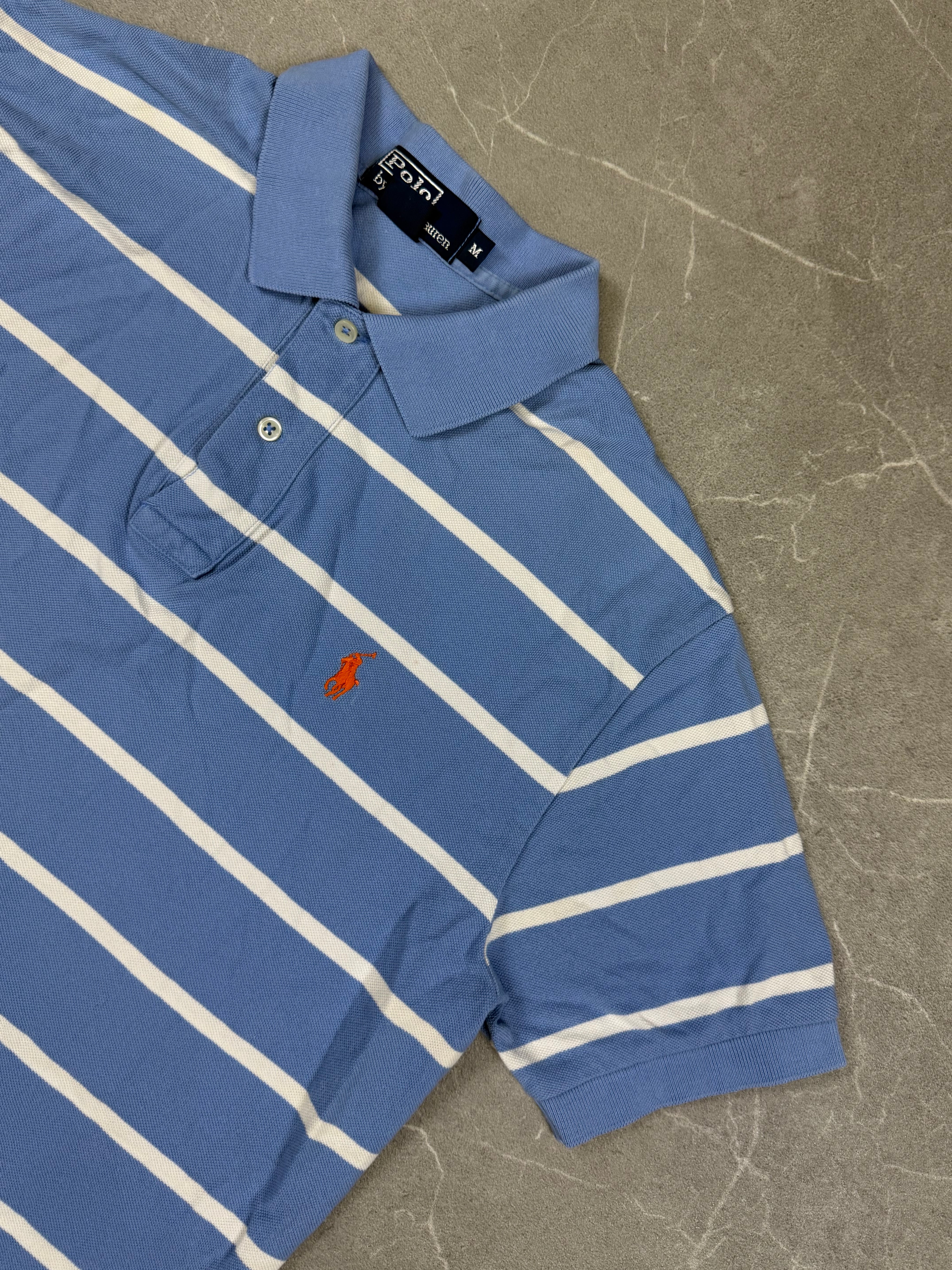 Ralph Lauren "Pashanim" Striped Slim Fit Polo Shirt (M)