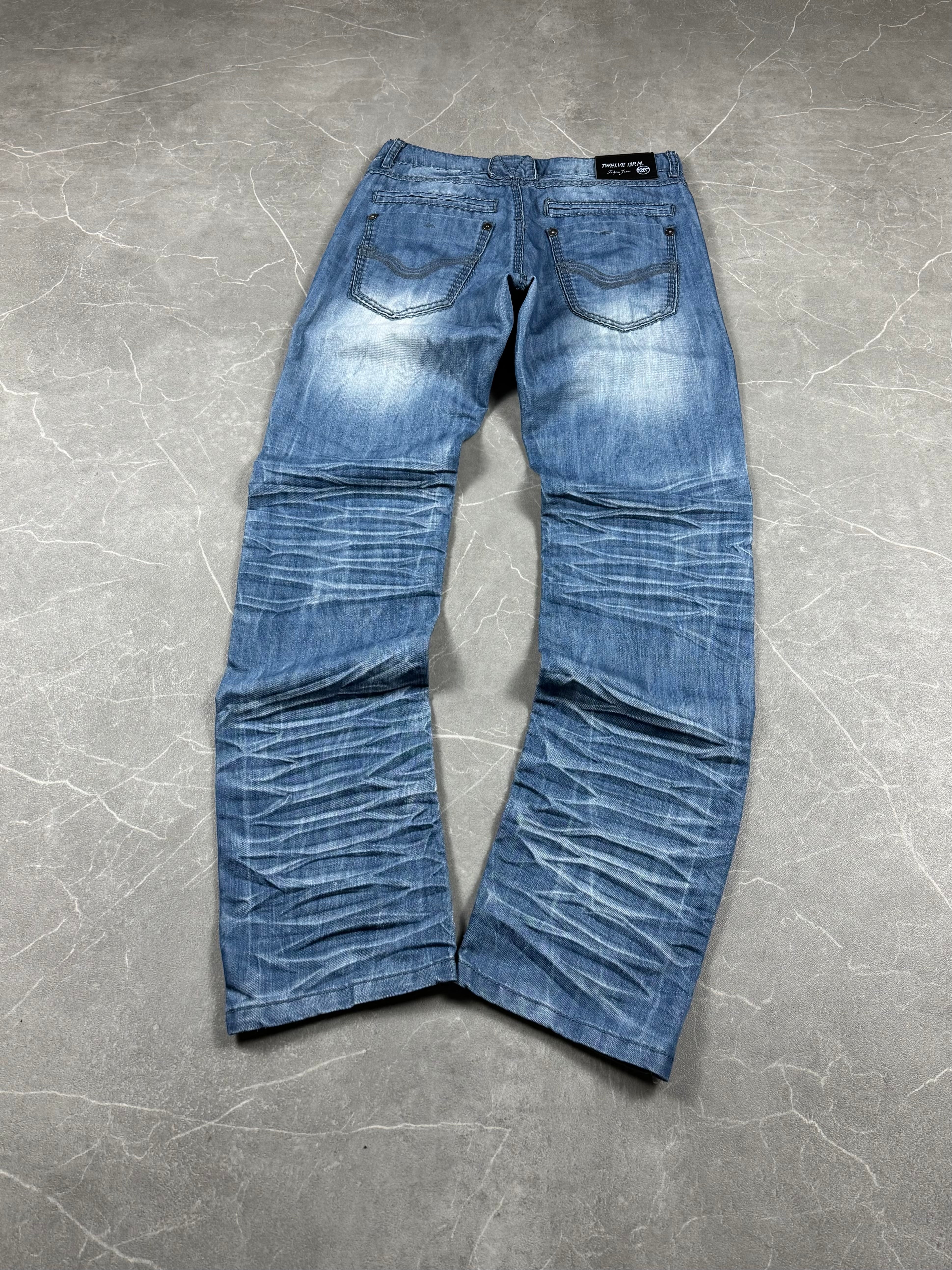 Vintage washed Slim-Jeans (M-L)