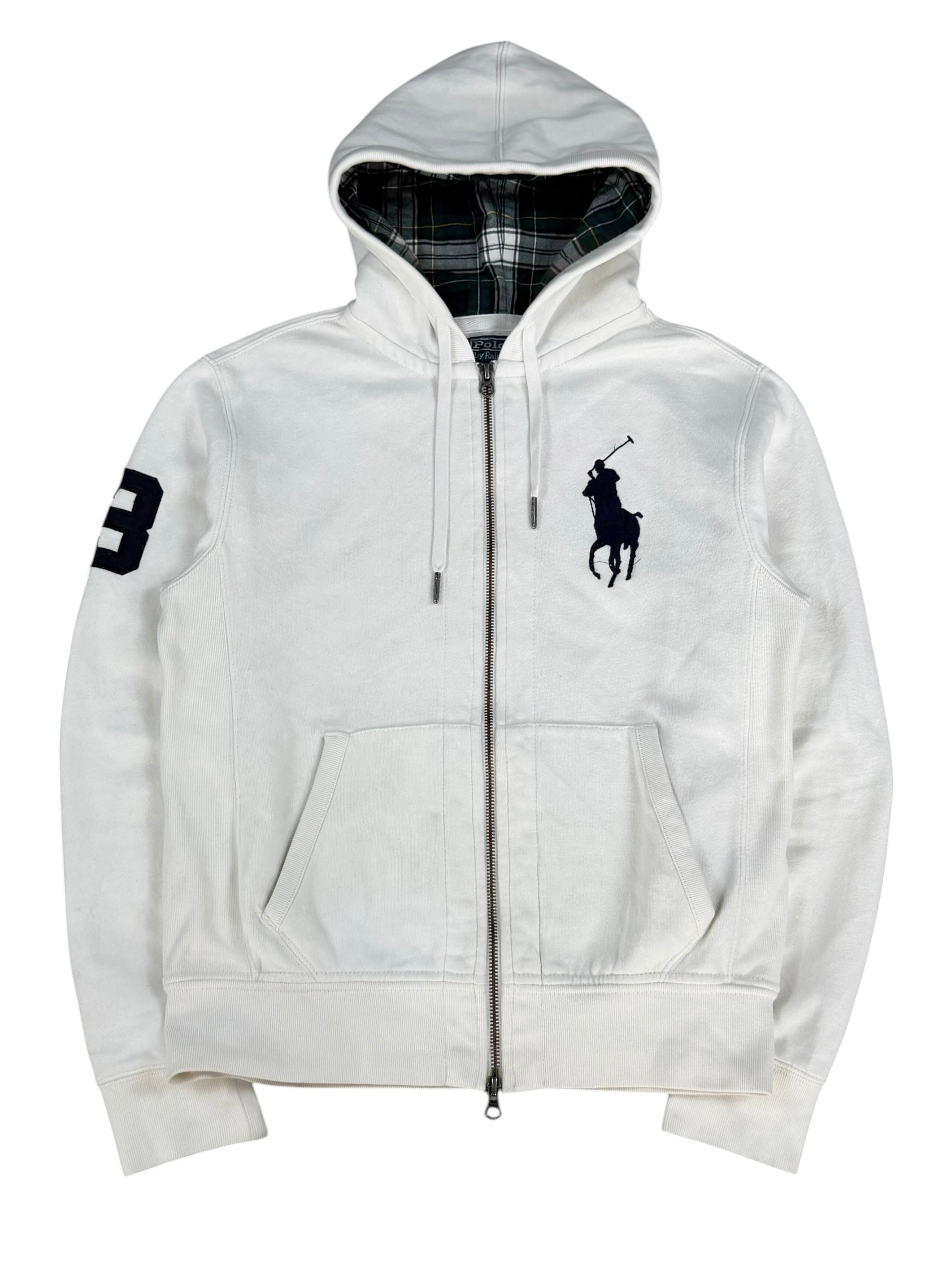 Ralph Lauren Big Pony Checked Hood Zipper (S)
