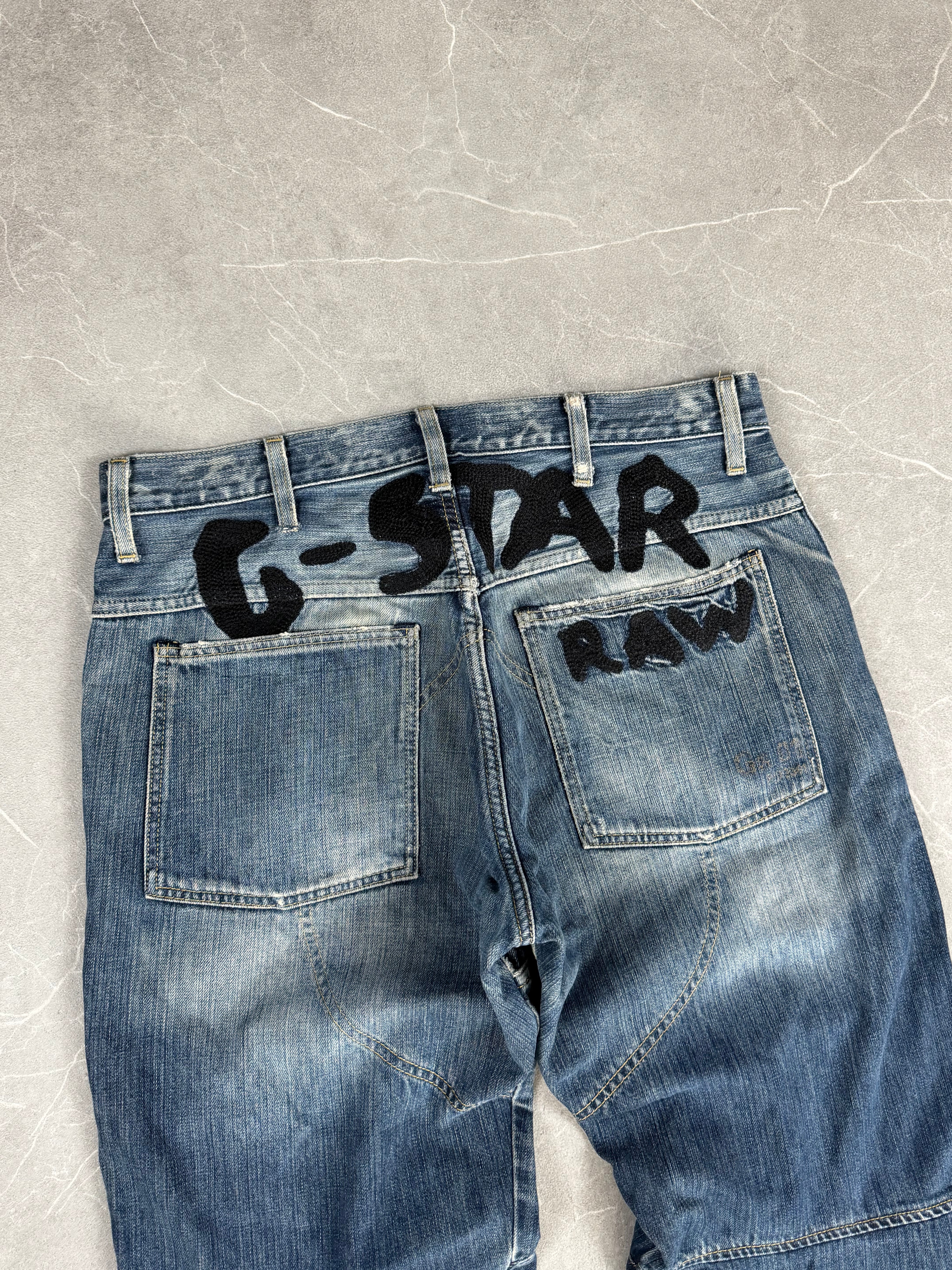 Gstar vintage elwood Bootcut Big Logo Jeans (S)