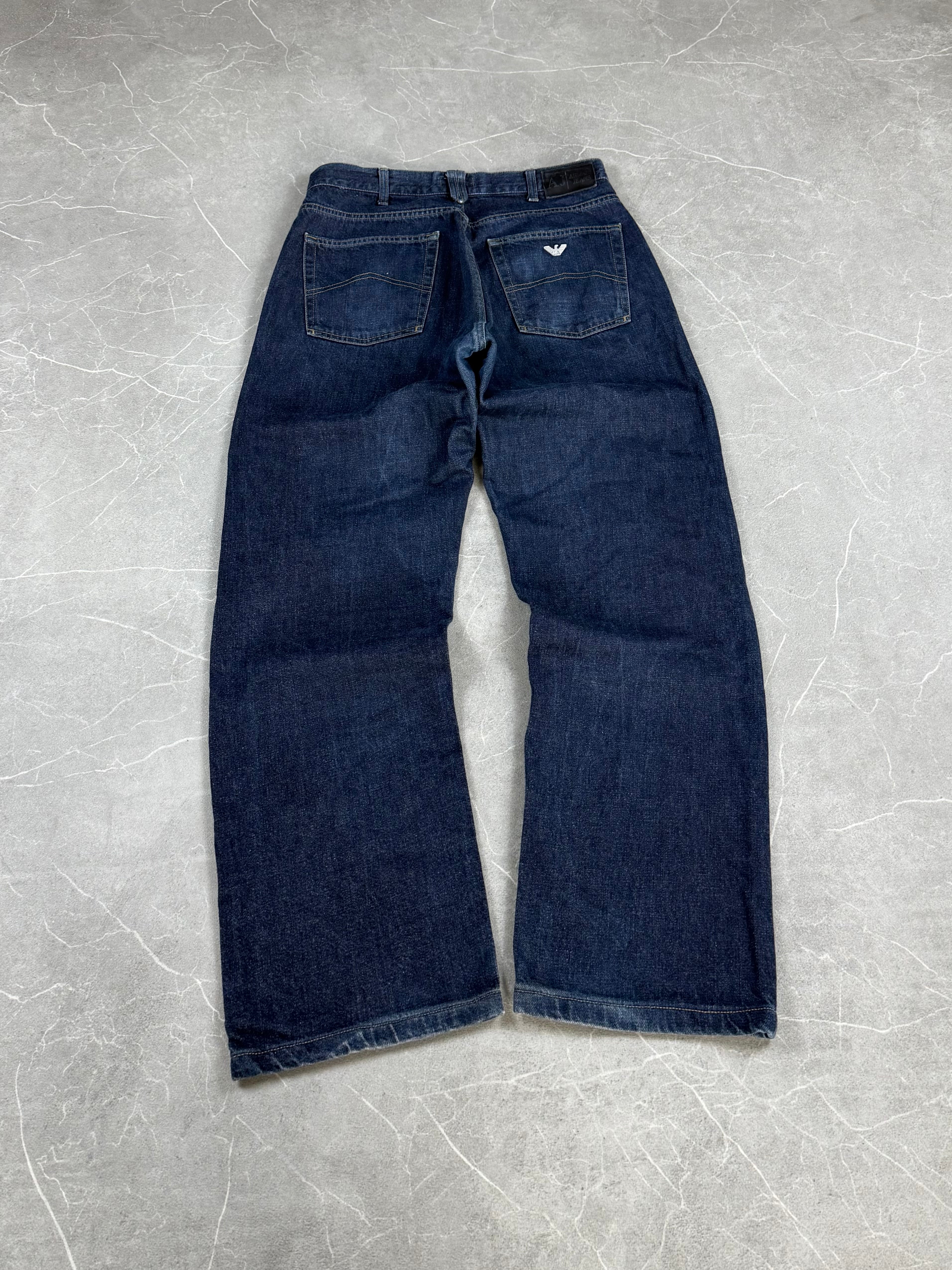 Armani Raw Baggy Denim  (XS-S)