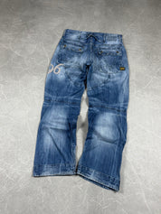G-Star Washed Straight Jeans (S)
