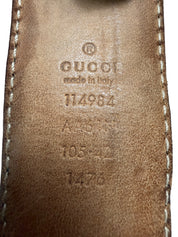 Gucci GG Interlocking Buckle Gürtel (115cm)