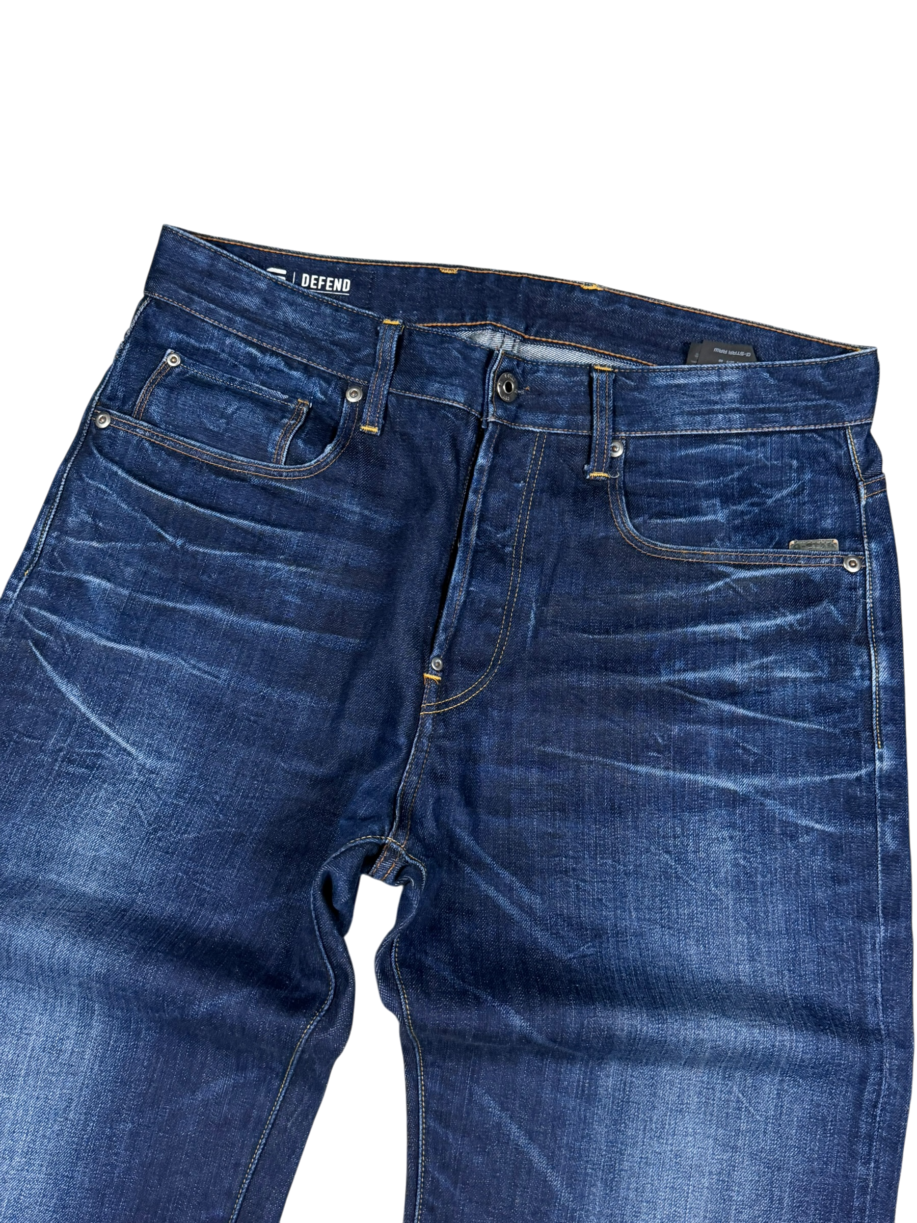 G-Star Washed Straight-Fit Jeans (L)