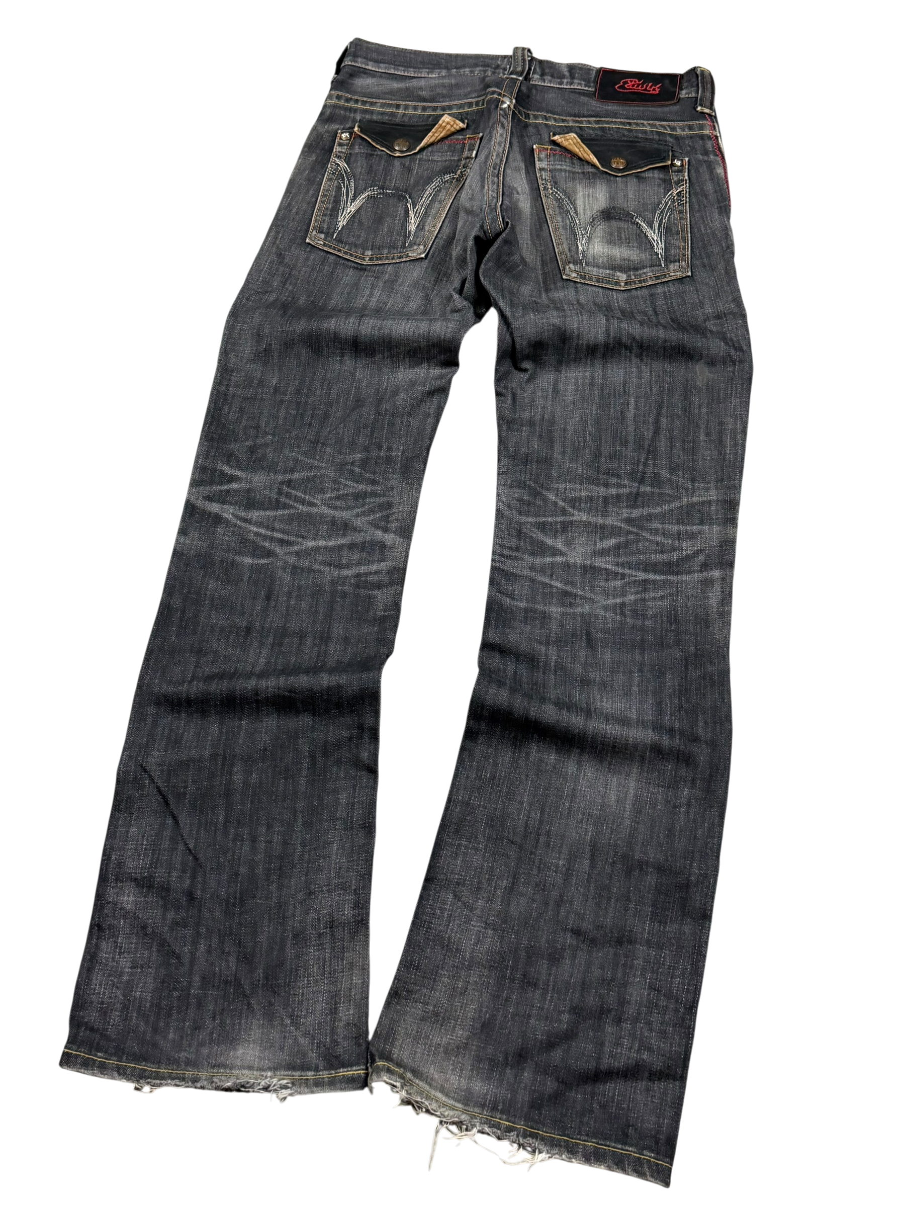 Washed Bootcut Jeans (S-M)
