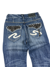 Washed straight Jeans (XS)