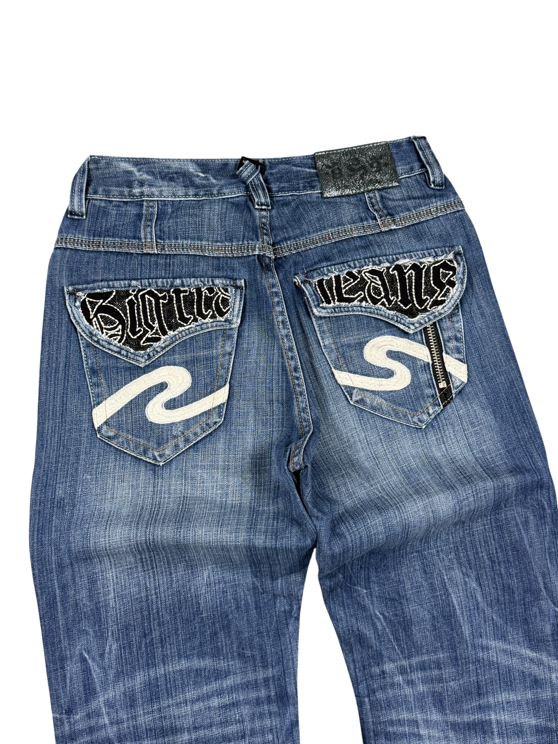 Washed straight Jeans (XS)
