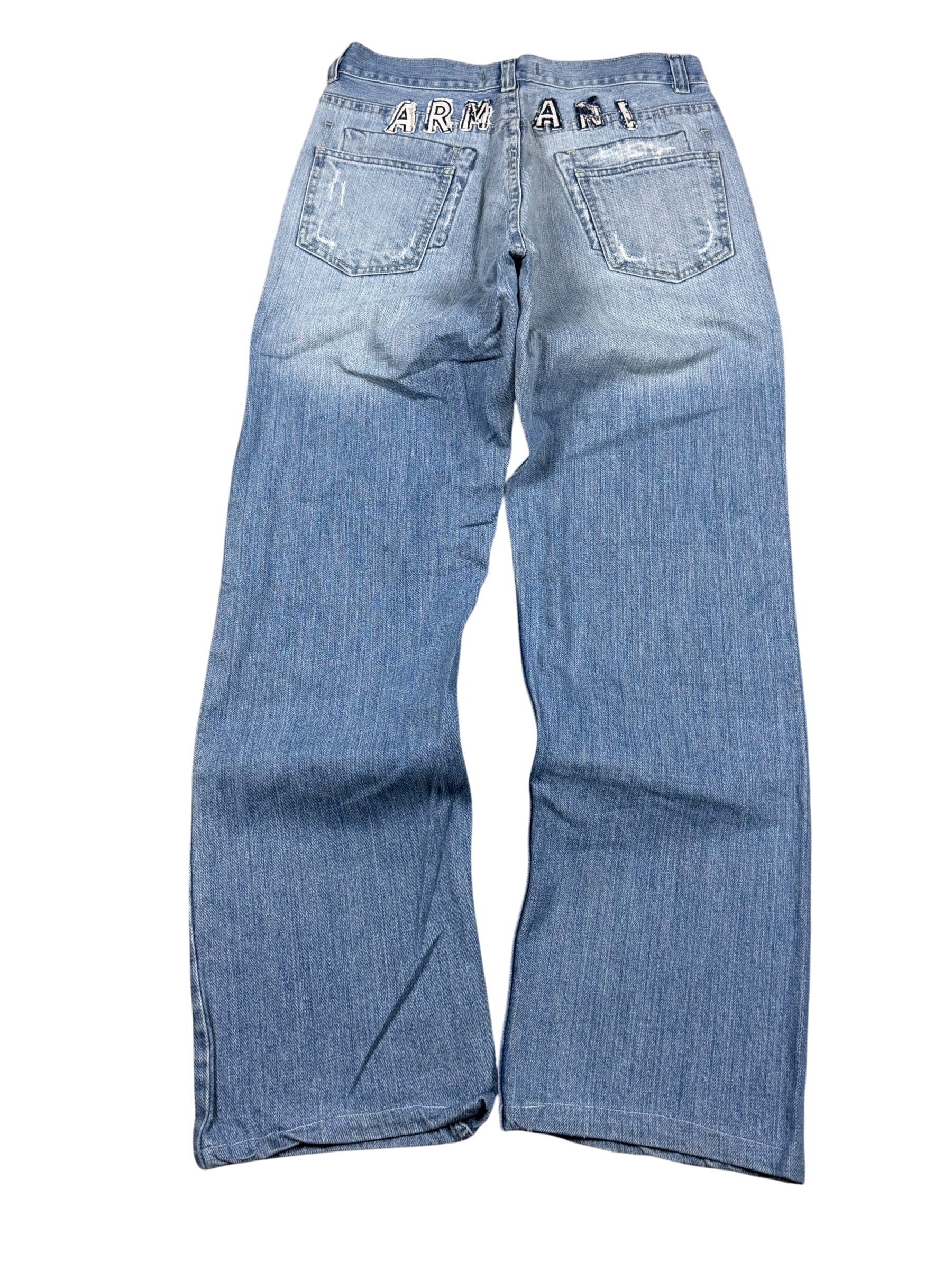Armani vintage Big Logo Baggy Jeans (S)