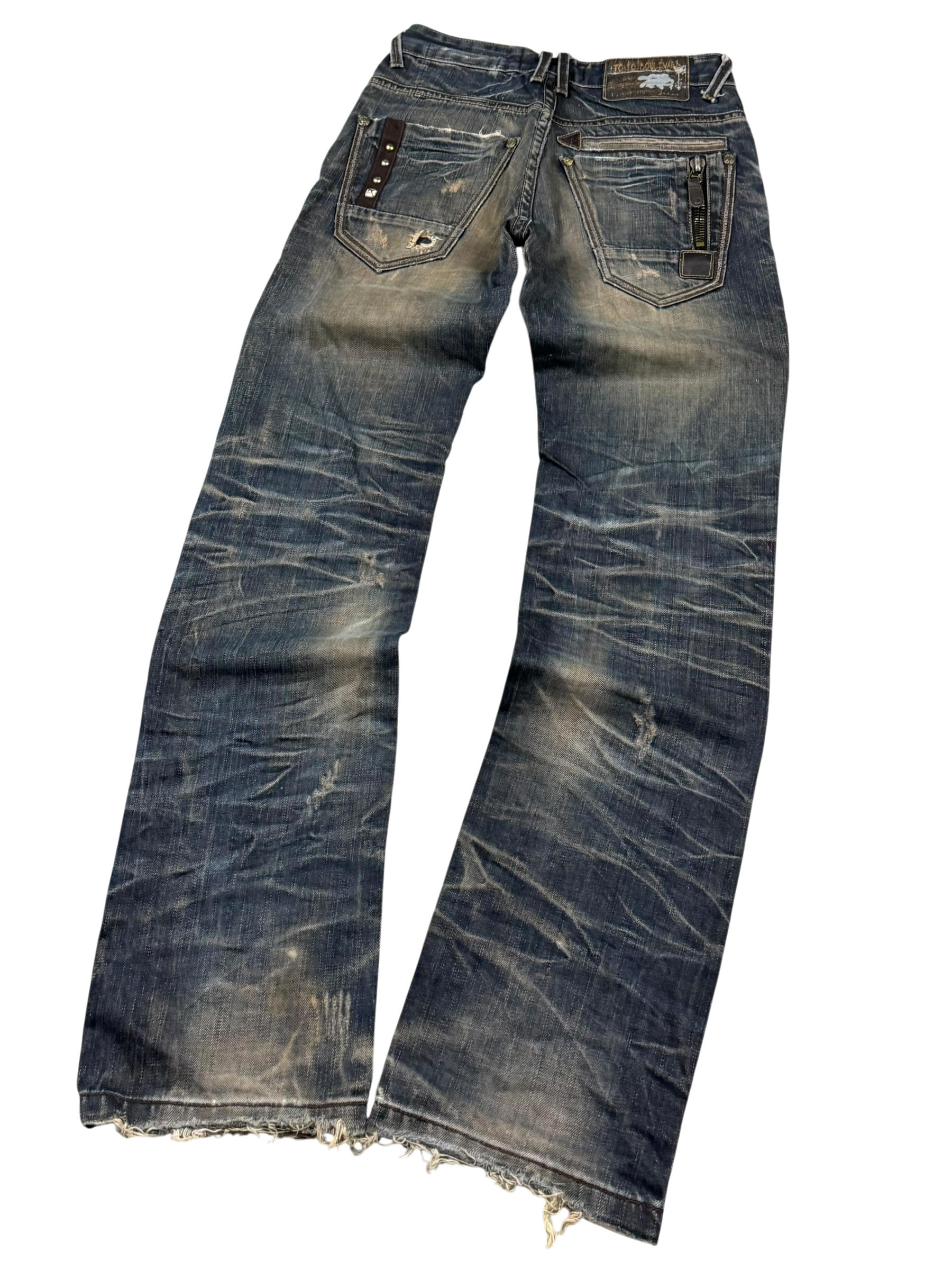 Mud washed Slimfit Jeans (XS)