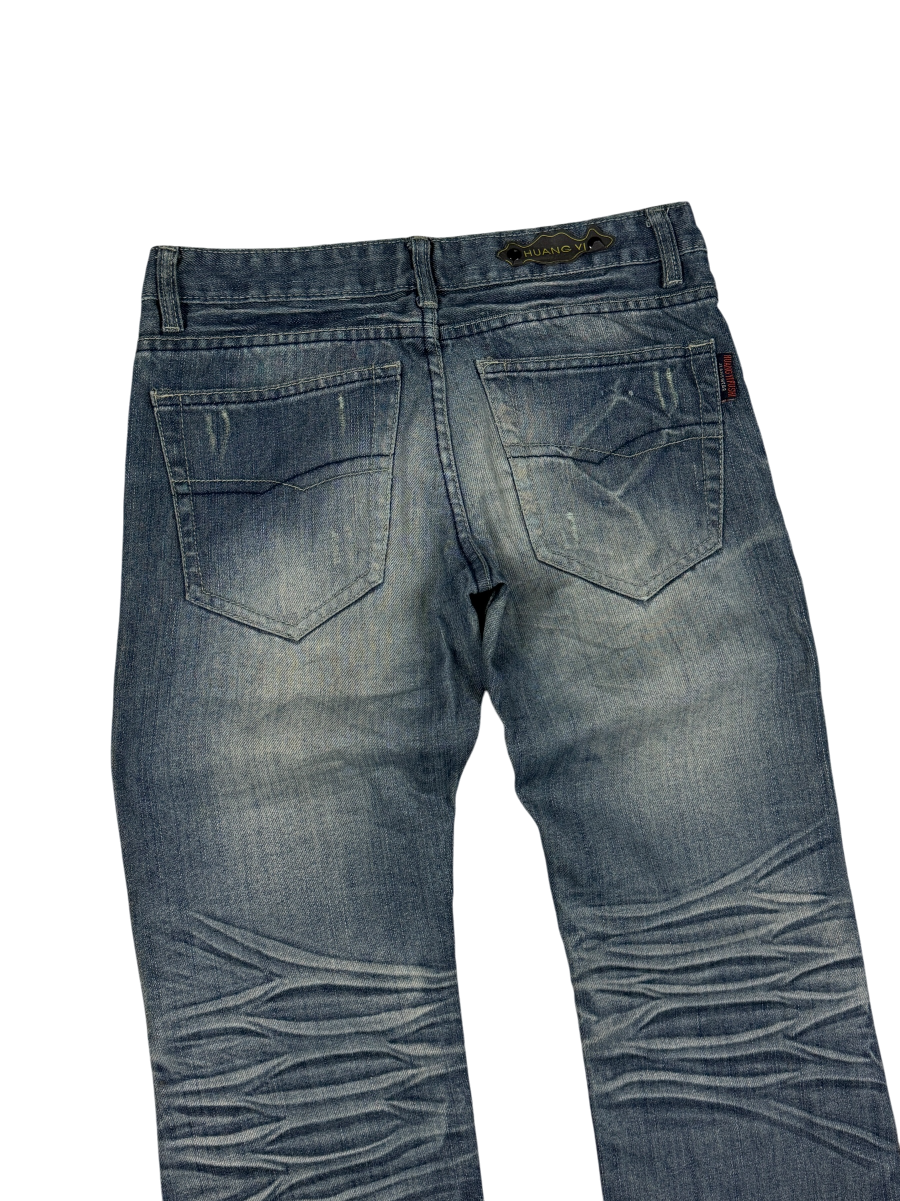 Crazy washed Straight Jeans (XS)