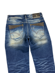 Crazy Washed Slim Jeans (XS-S)