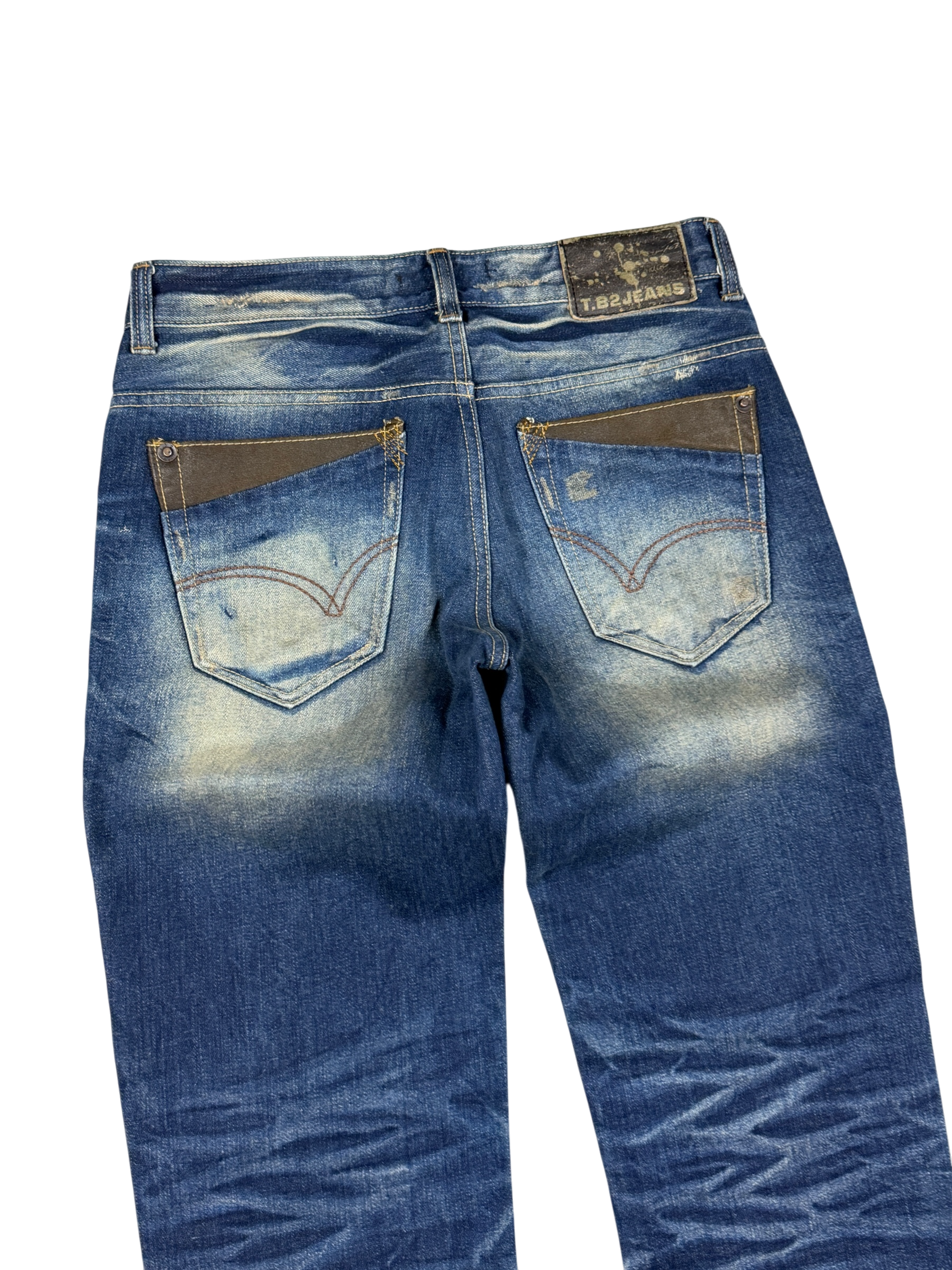 Crazy Washed Slim Jeans (XS-S)