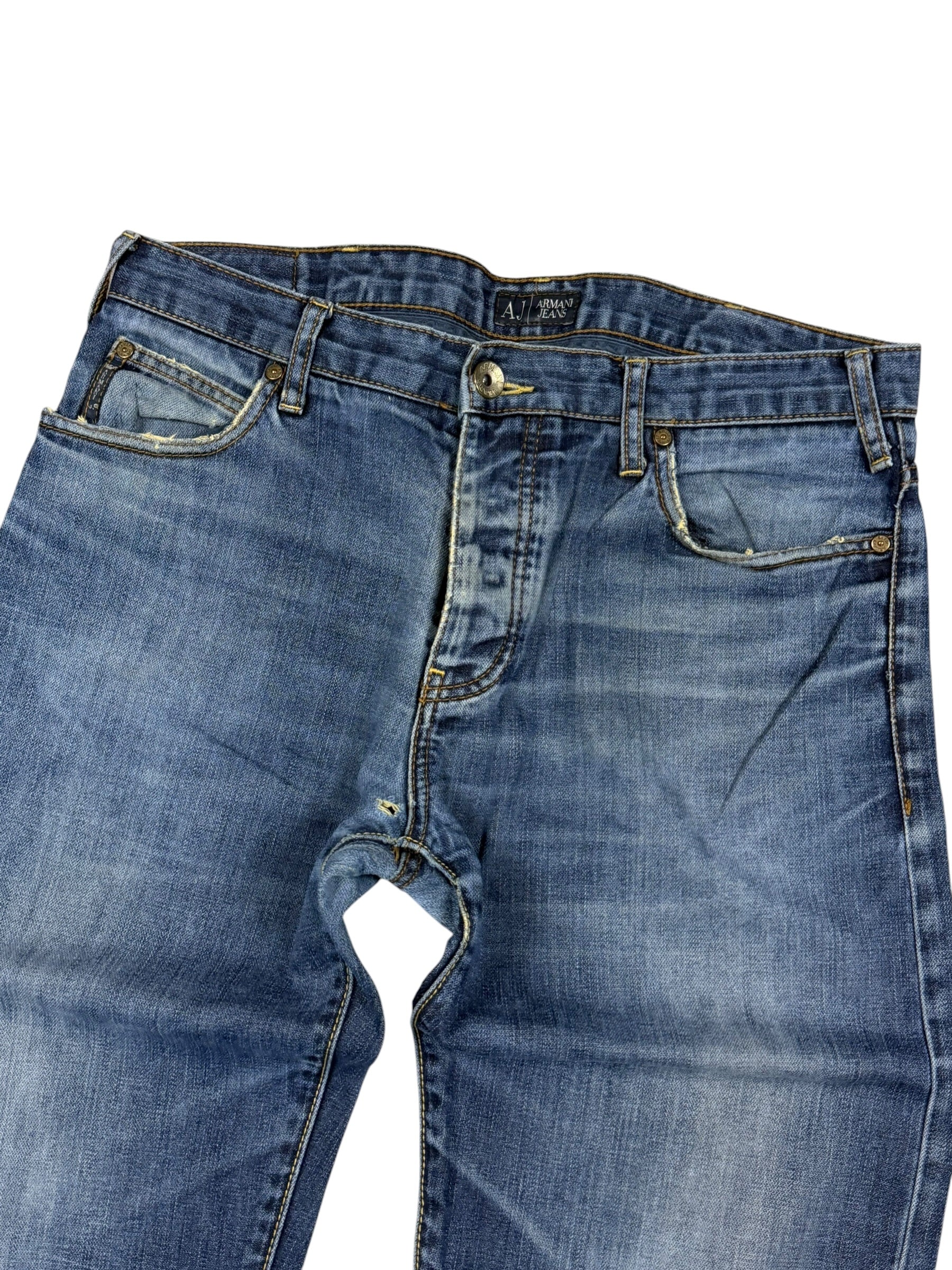 Armani Straight-Fit Jeans (S)