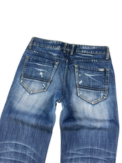 Washed Straight Fit Jeans (S)