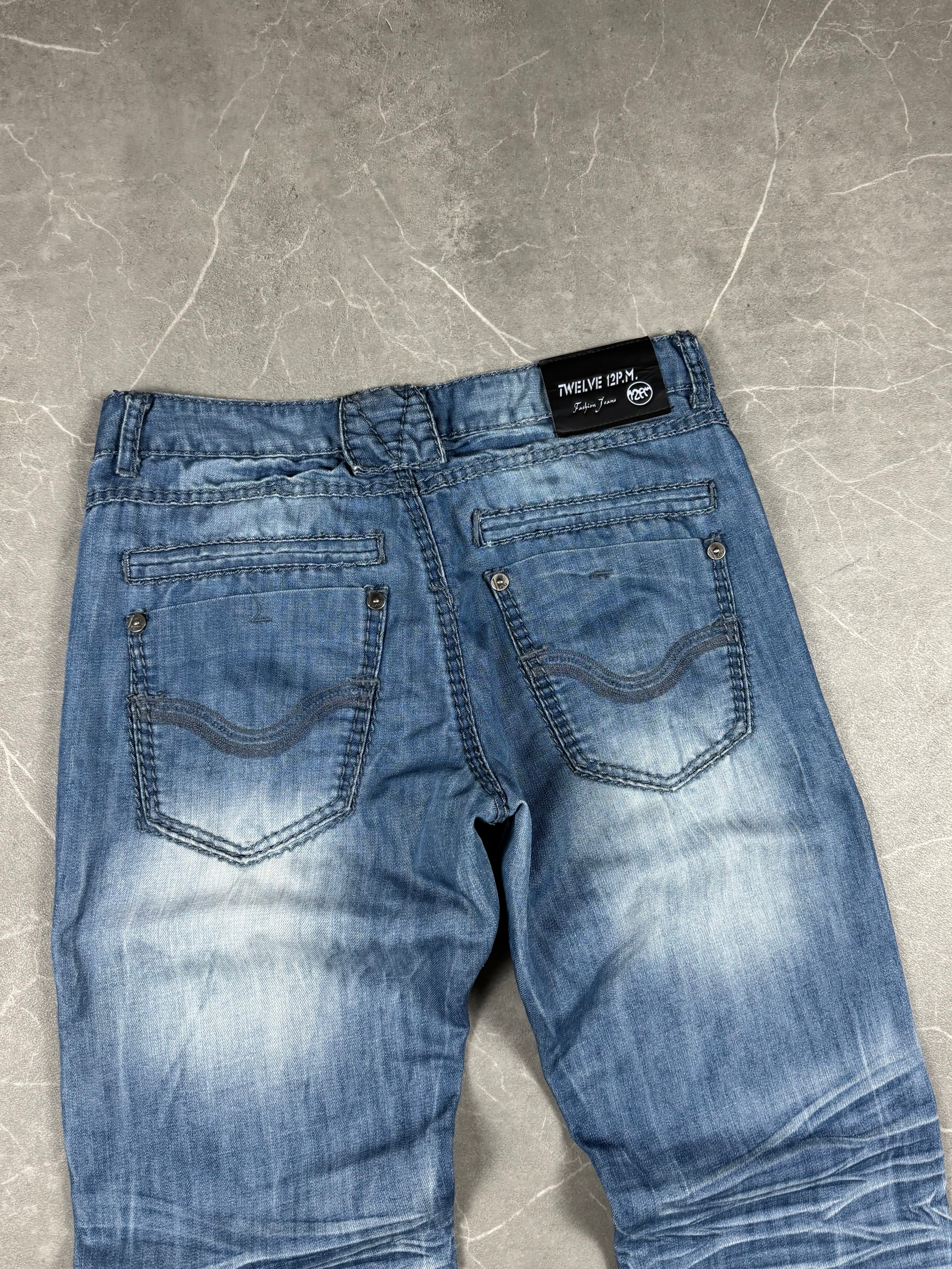 Vintage washed Slim-Jeans (M-L)
