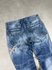 G-Star Washed Straight Jeans (S)