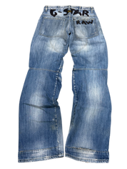 G-Star vintage Elwood Big Logo Bootcut Jeans (S)