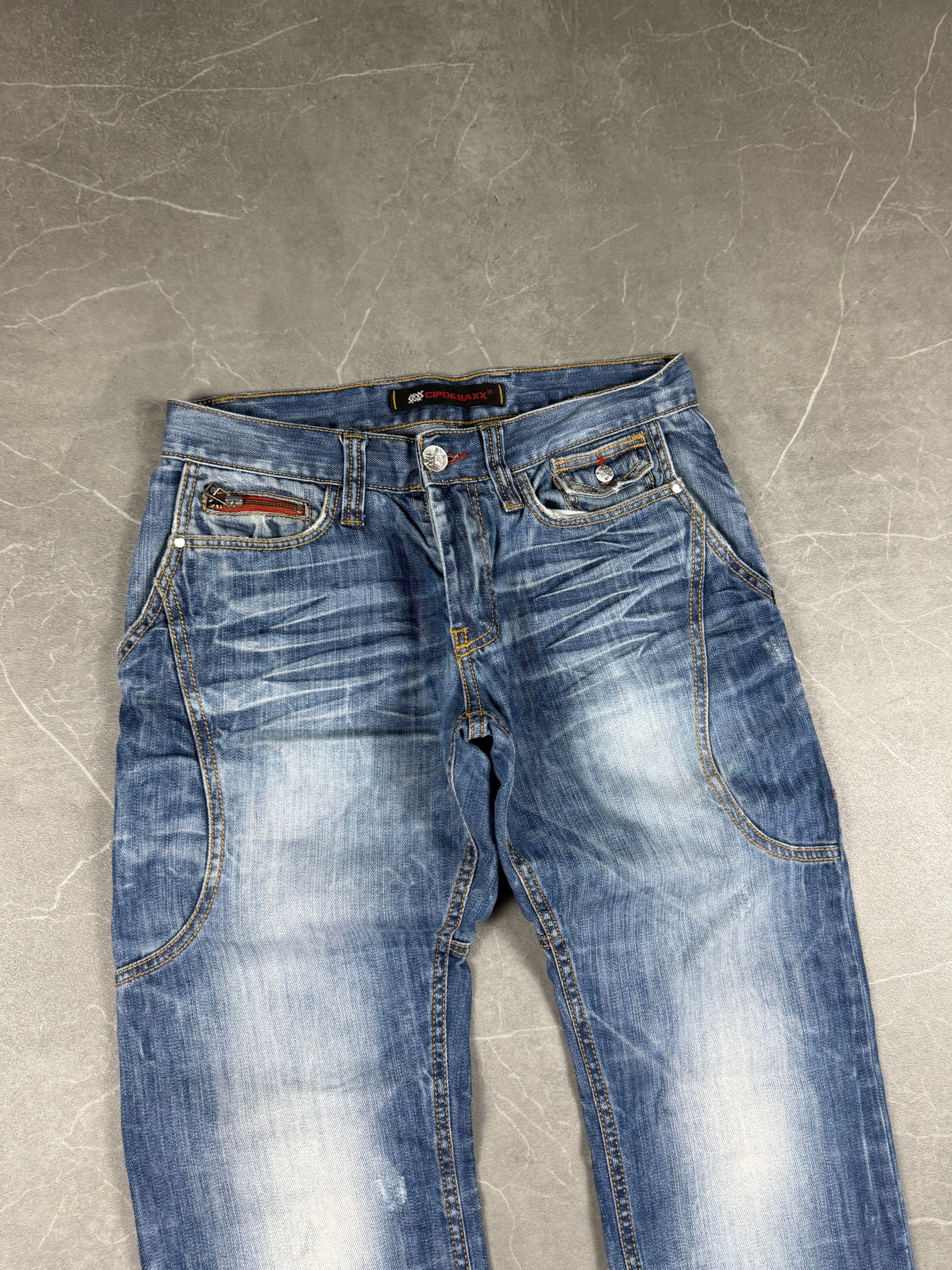 Vintage washed jeans (S)