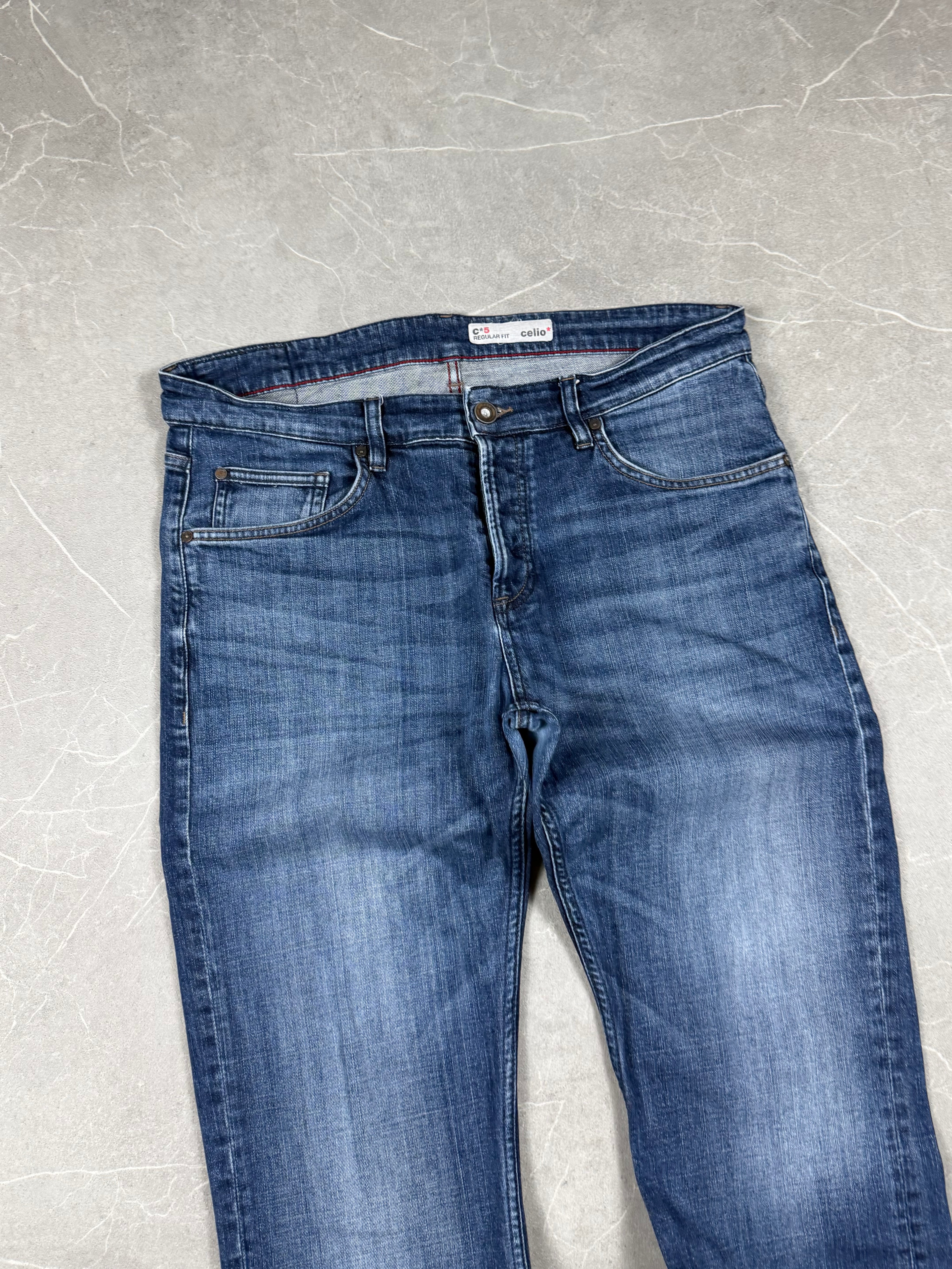 Vintage washed Straight Jeans (S-M)