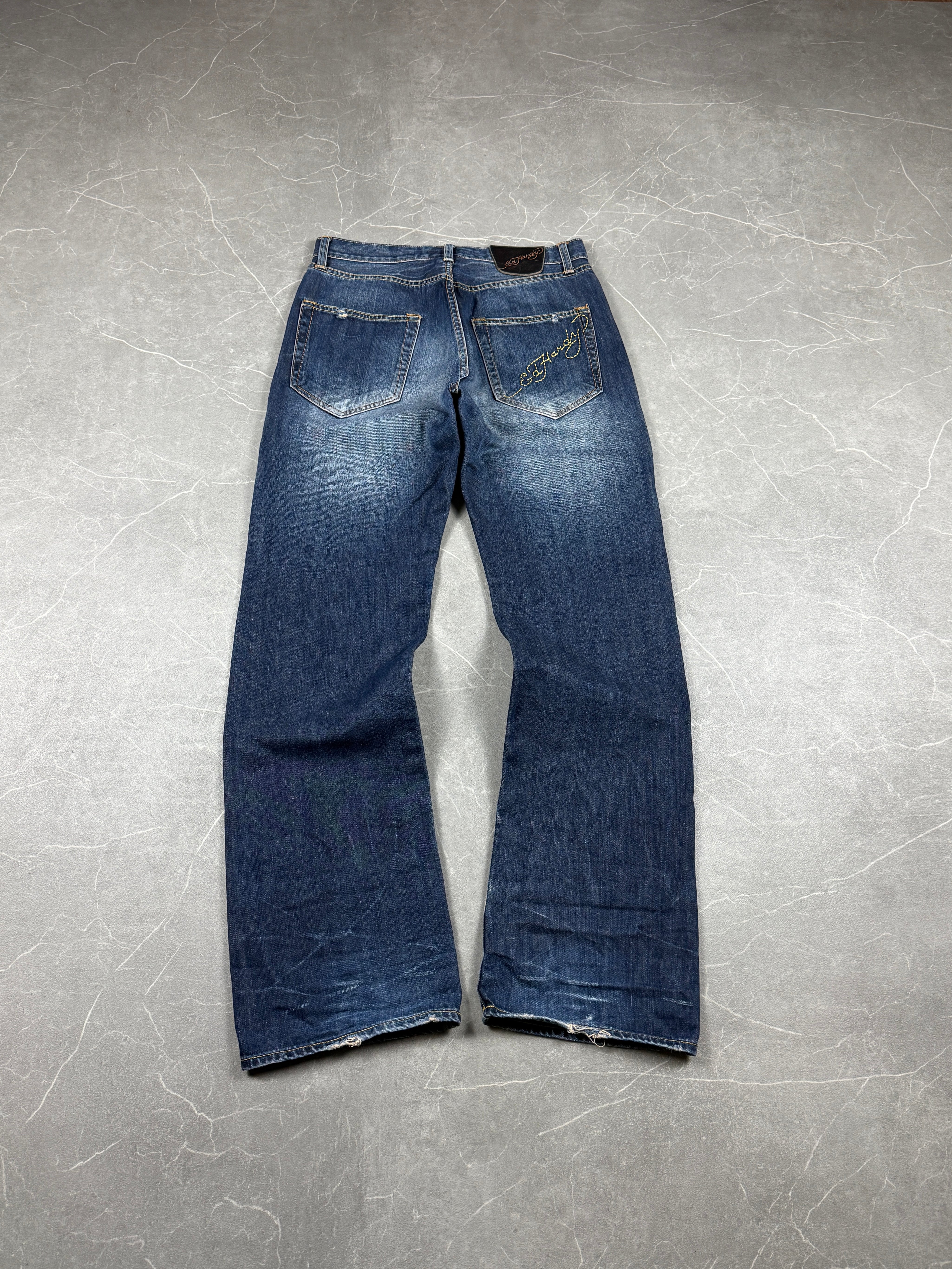 Ed Hardy washed Jeans (L-XL)