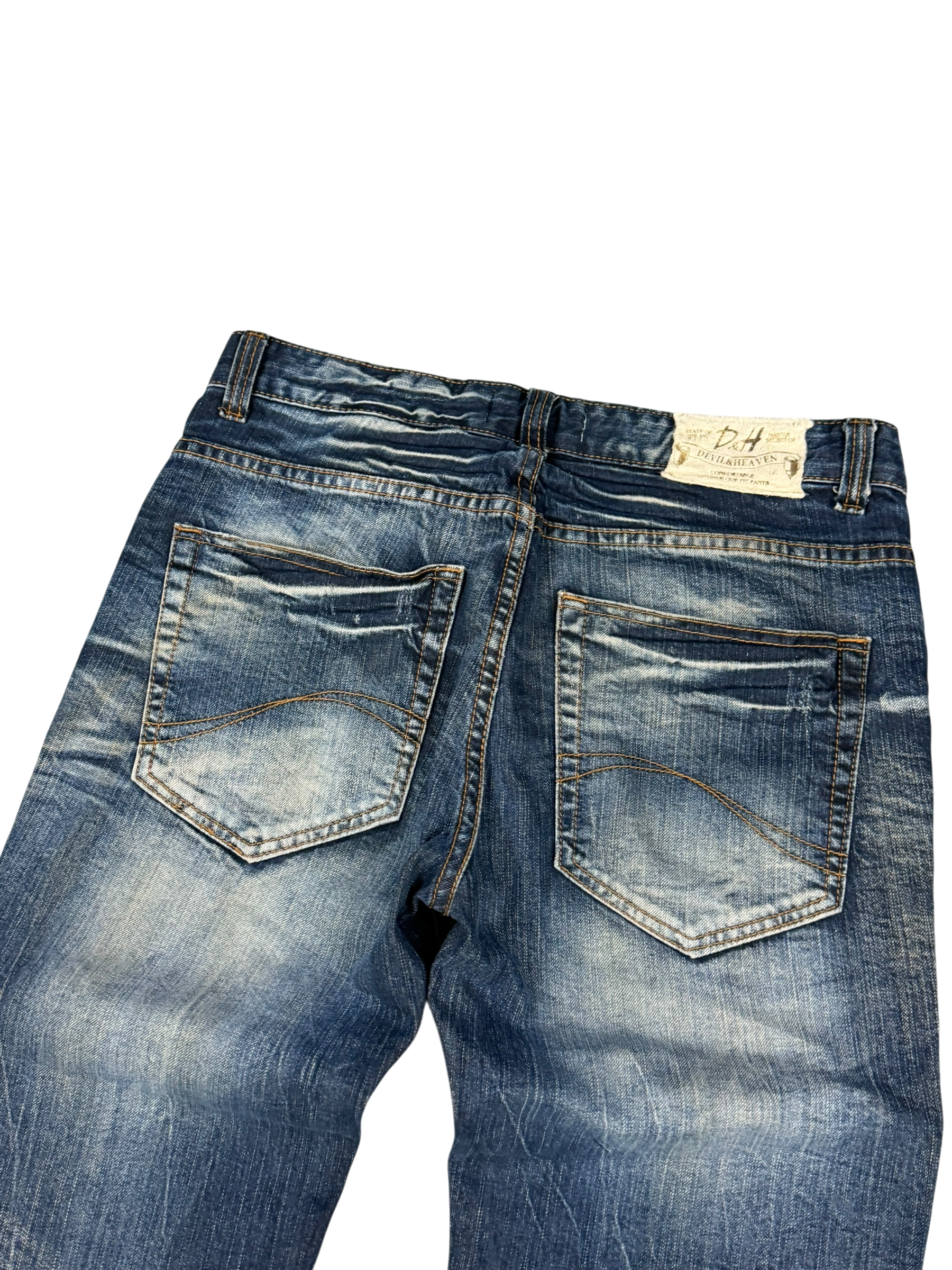 Crazy Washed Slim Fit Jeans (S)