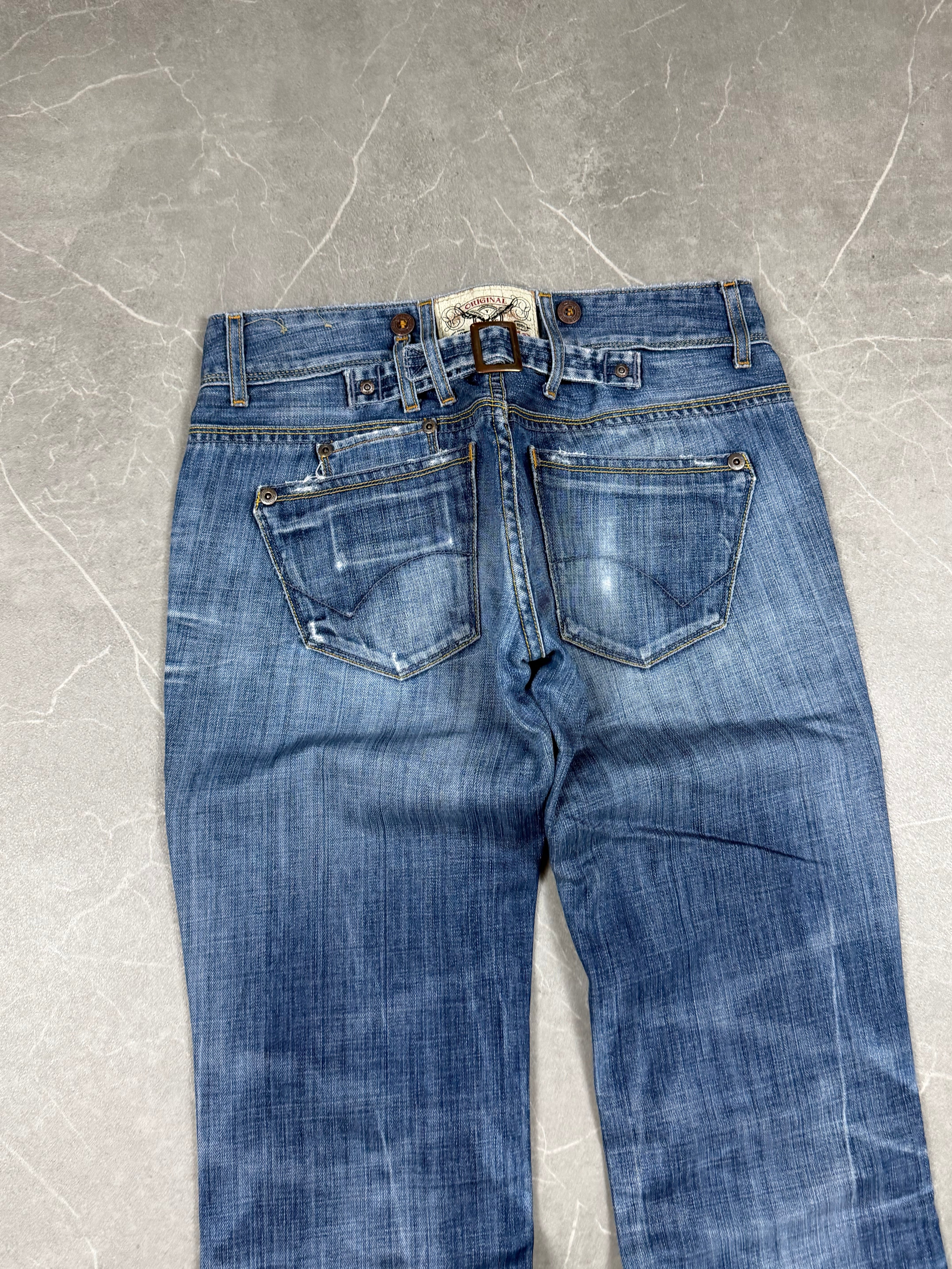 Vintage washed Straight Jeans (XS)