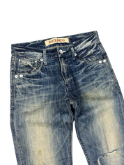 Crazy Washed Straight Jeans (S-M)