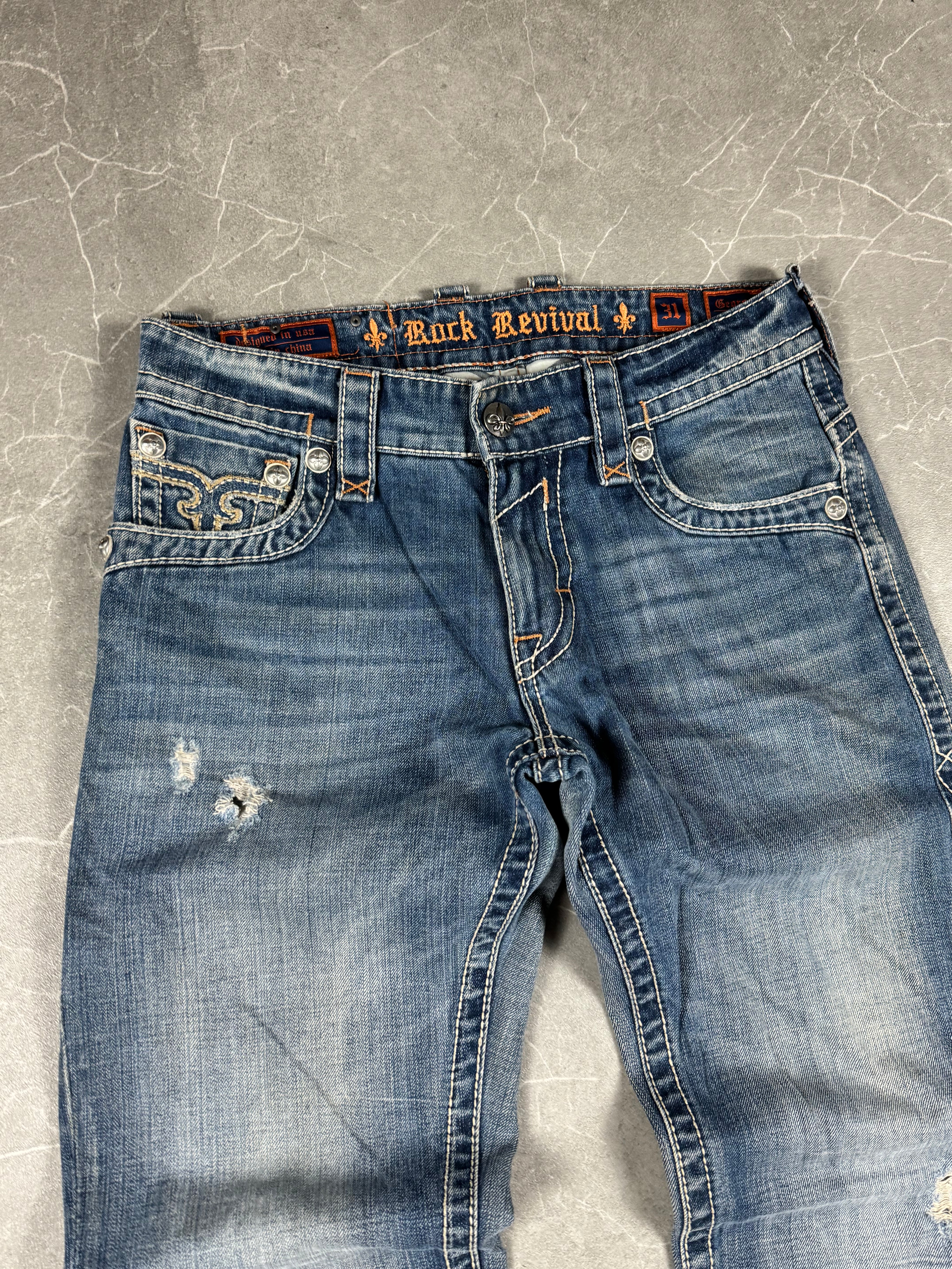 Rock Revival washed Jeans (M)