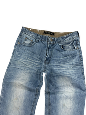 Washed Straight Fit Jeans (S)