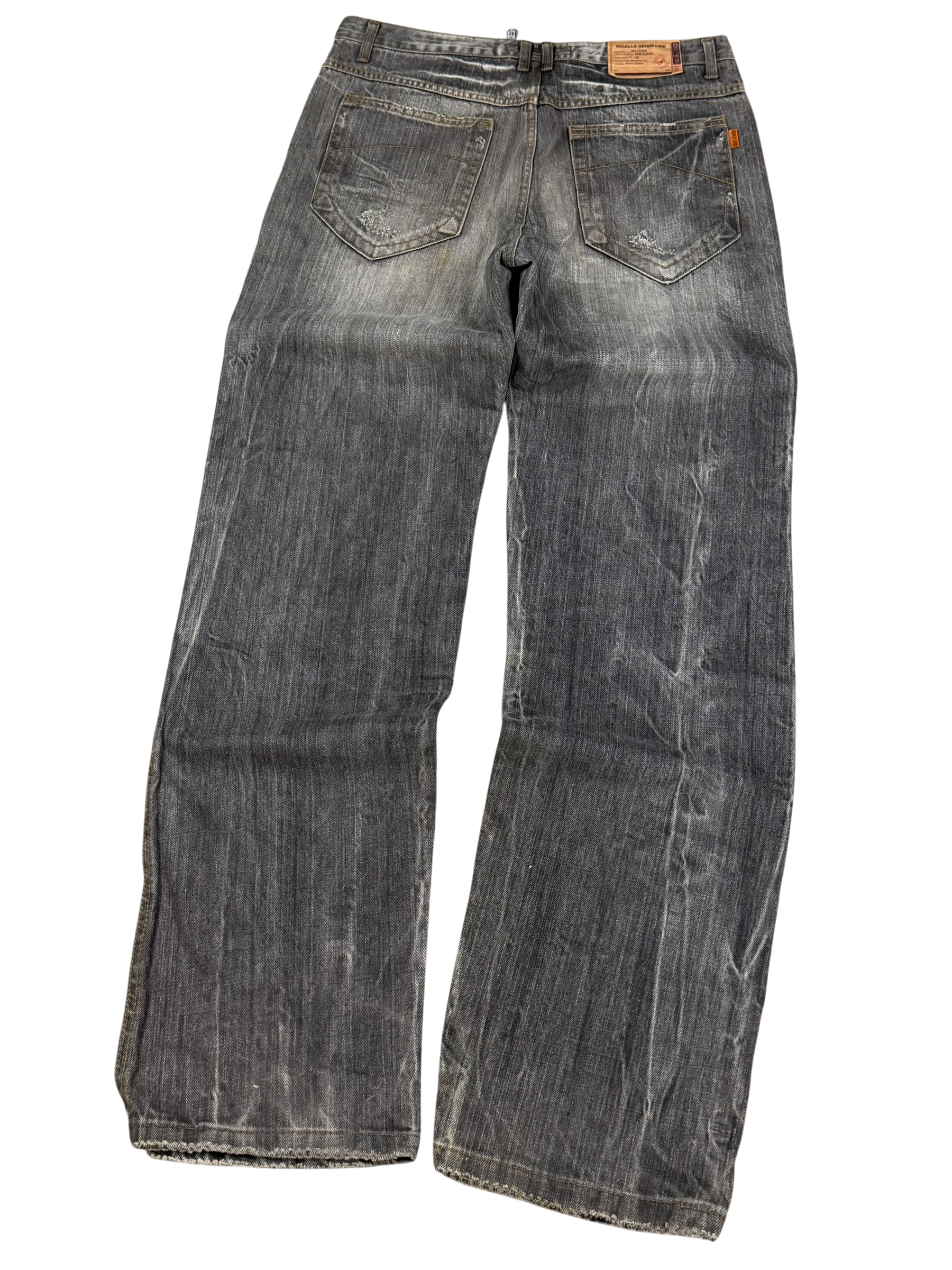 Crazy Washed Bootcut Jeans (XL)