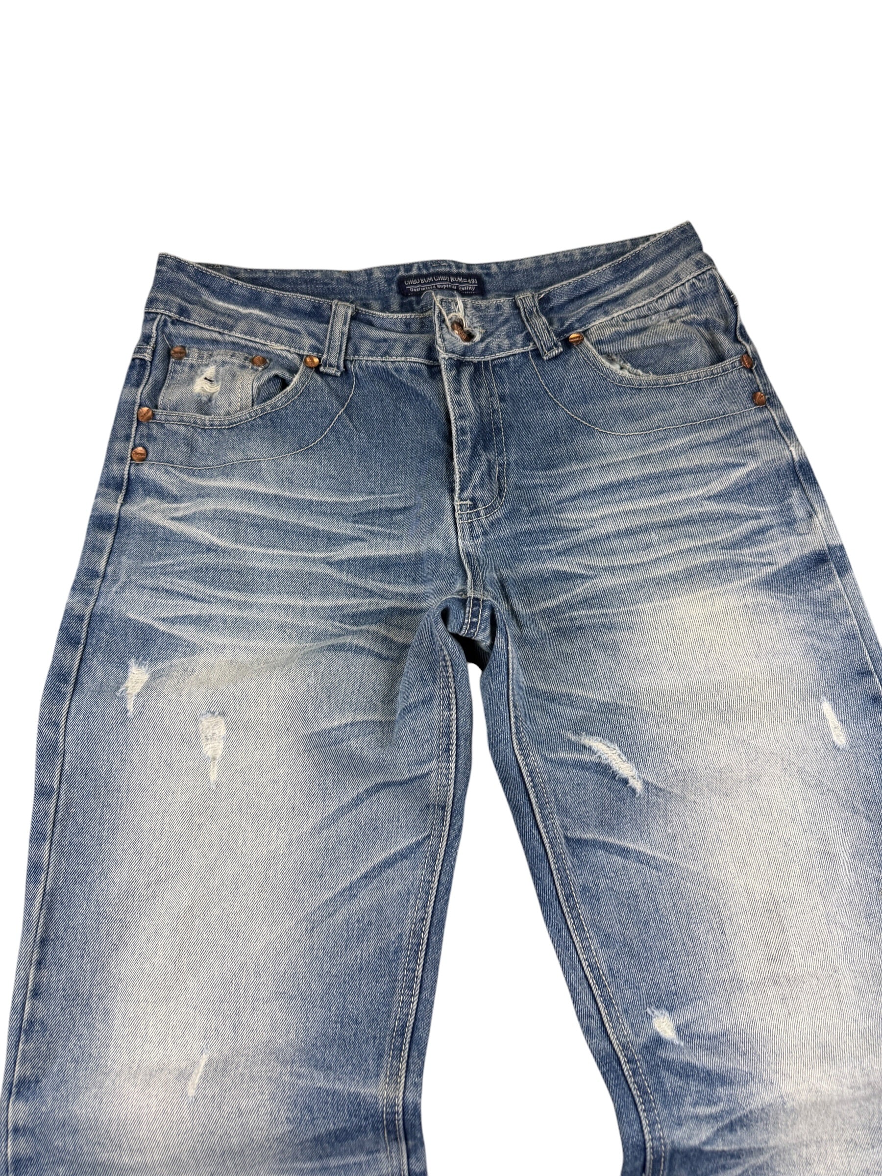 Ultra washed Straight Jeans (S)
