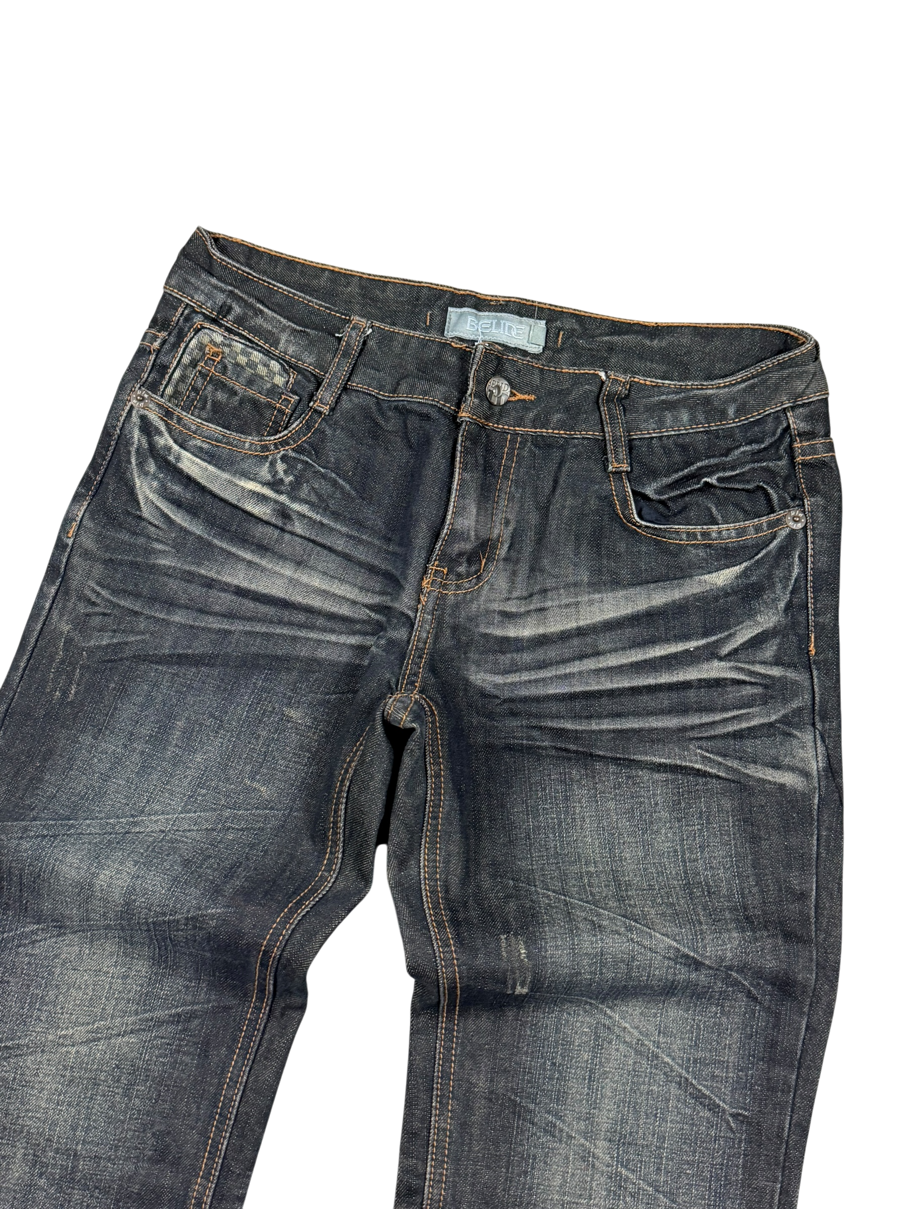 Washed Bootcut Jeans (XS)
