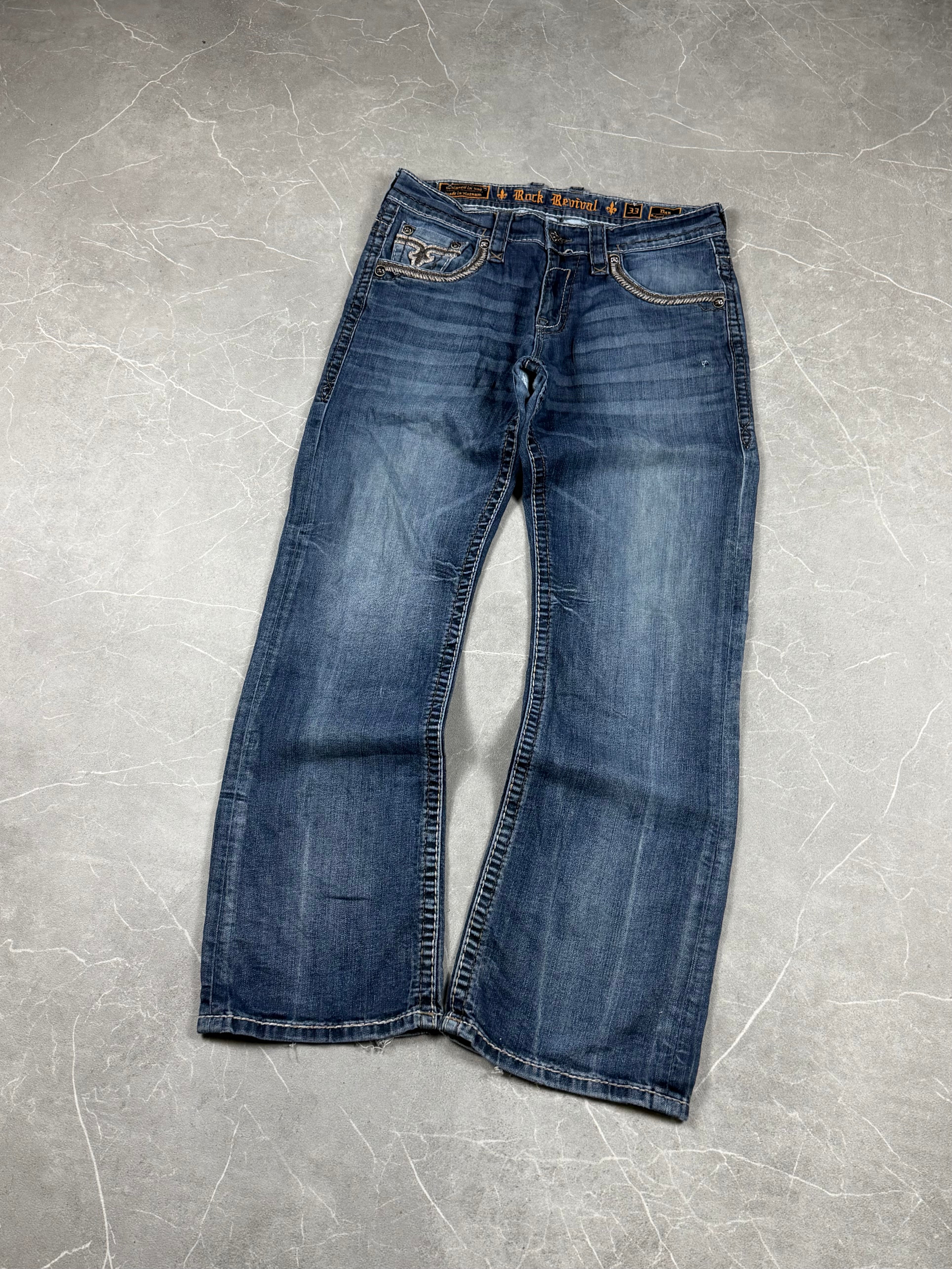 Rock revival washed Bootcut Jeans (S-M)