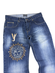 Versace vintage Big Logo Bootcut Jeans (M)
