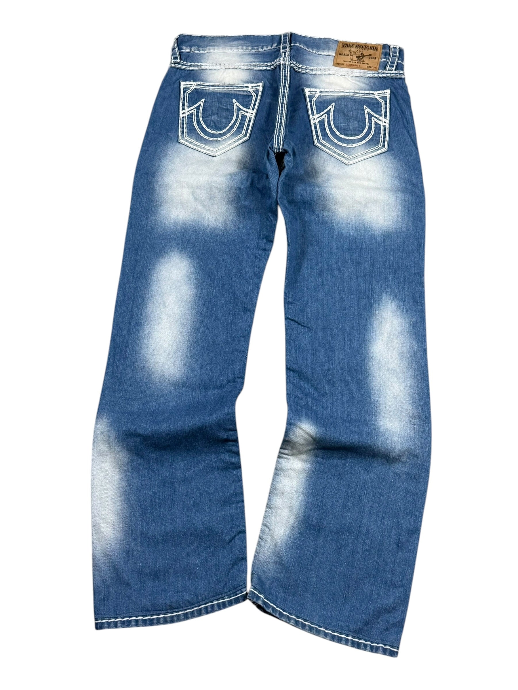 True Religion Logan Big T Straight Jeans (M-L)