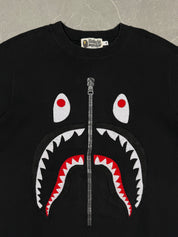 Bape Patched Shark Zip Sweater (S)