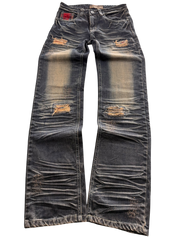 Ultra washed Straighfit Jeans (XS)