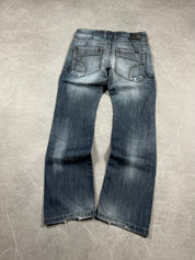 Vintage washed Straight Jeans (S-M)