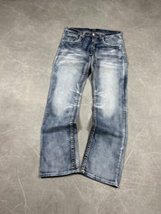 Vintage Washed Straight Jeans (XL)
