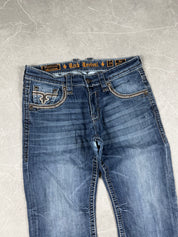 Rock revival washed Bootcut Jeans (S-M)