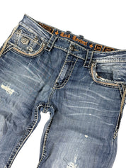 Rock Revival Straight-Fit Jeans (L)