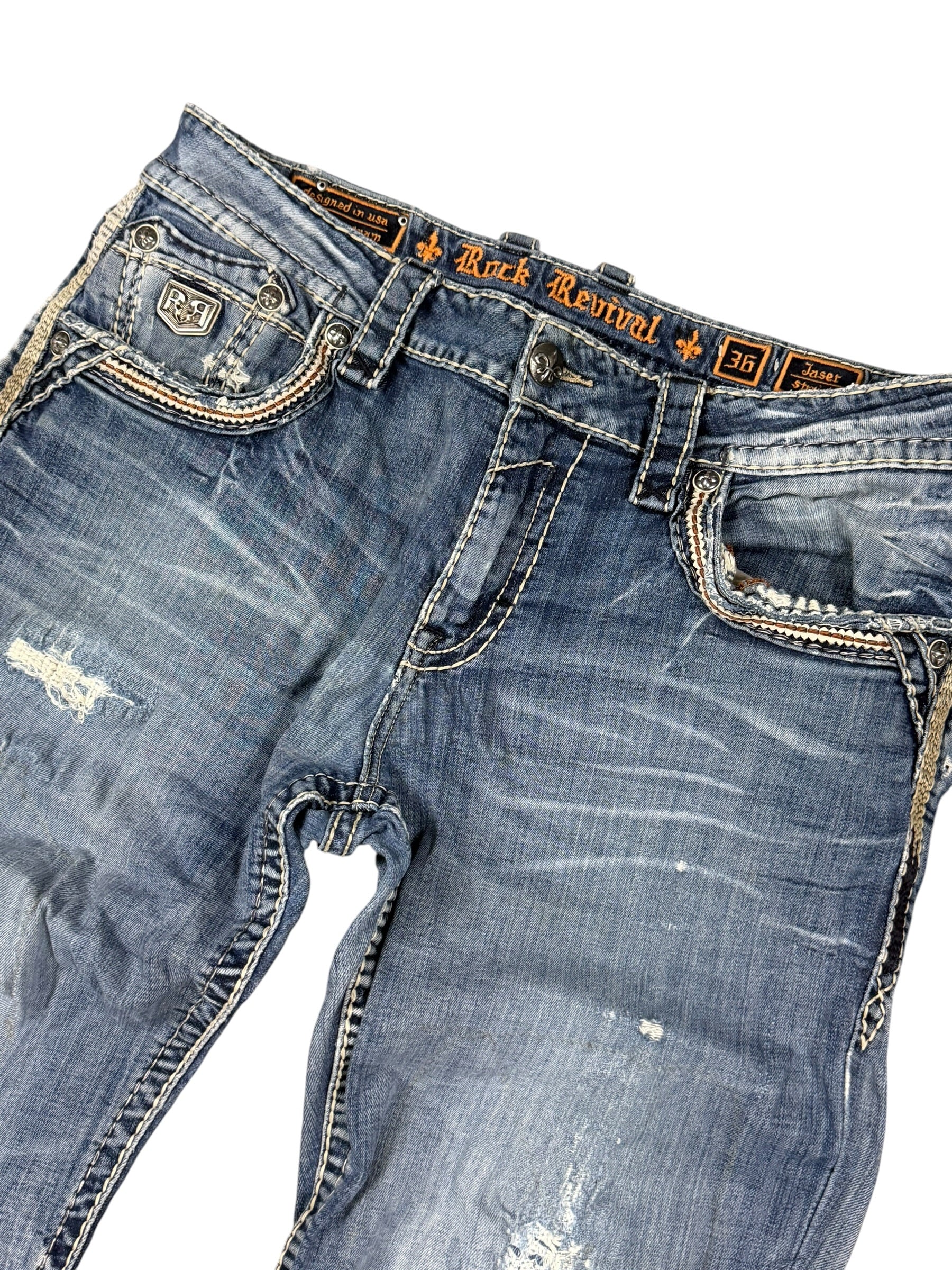 Rock Revival Straight-Fit Jeans (L)