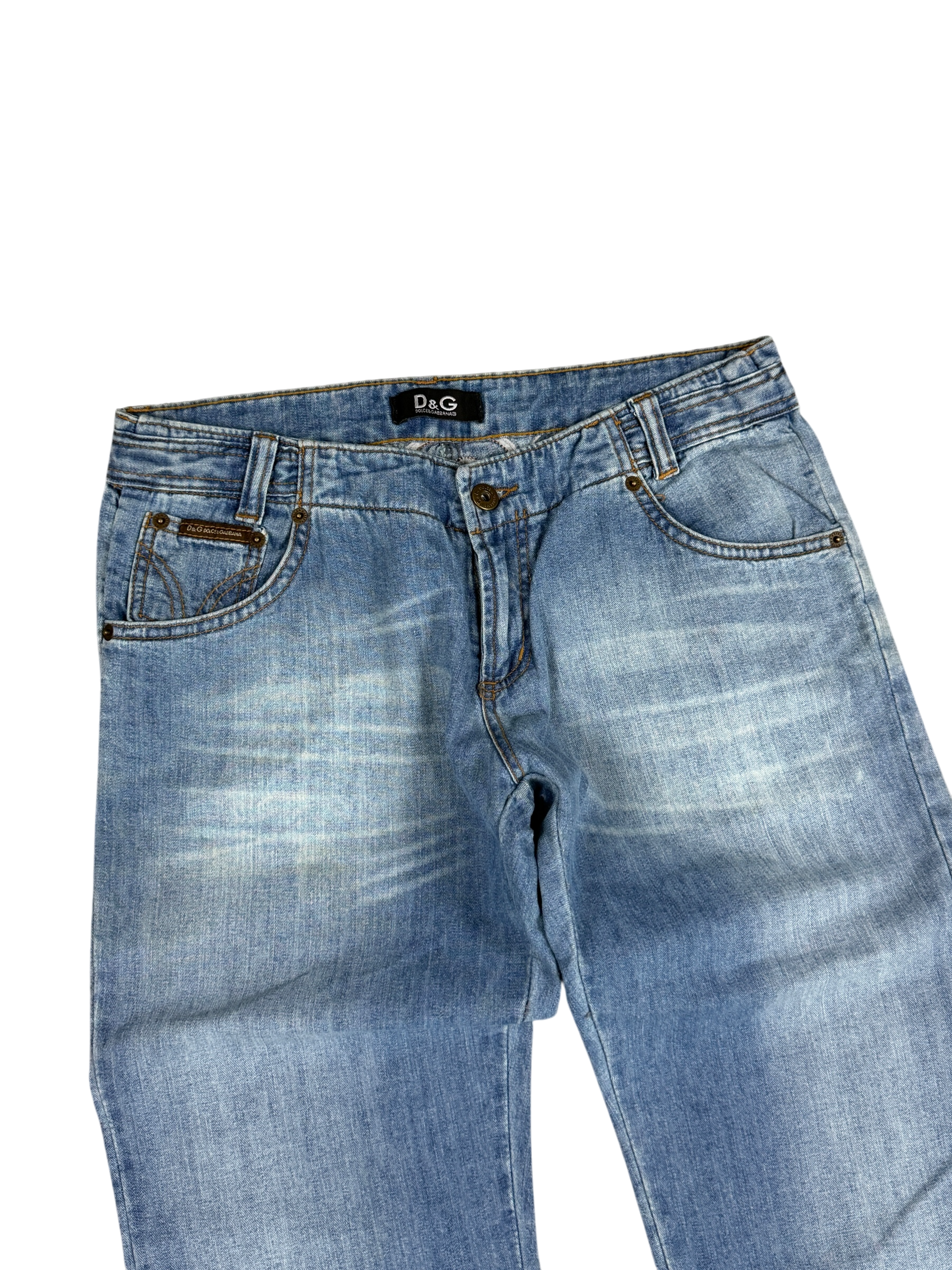 Dolce Gabbana Vintage Big Logo Bootcut Jeans (XS-S)