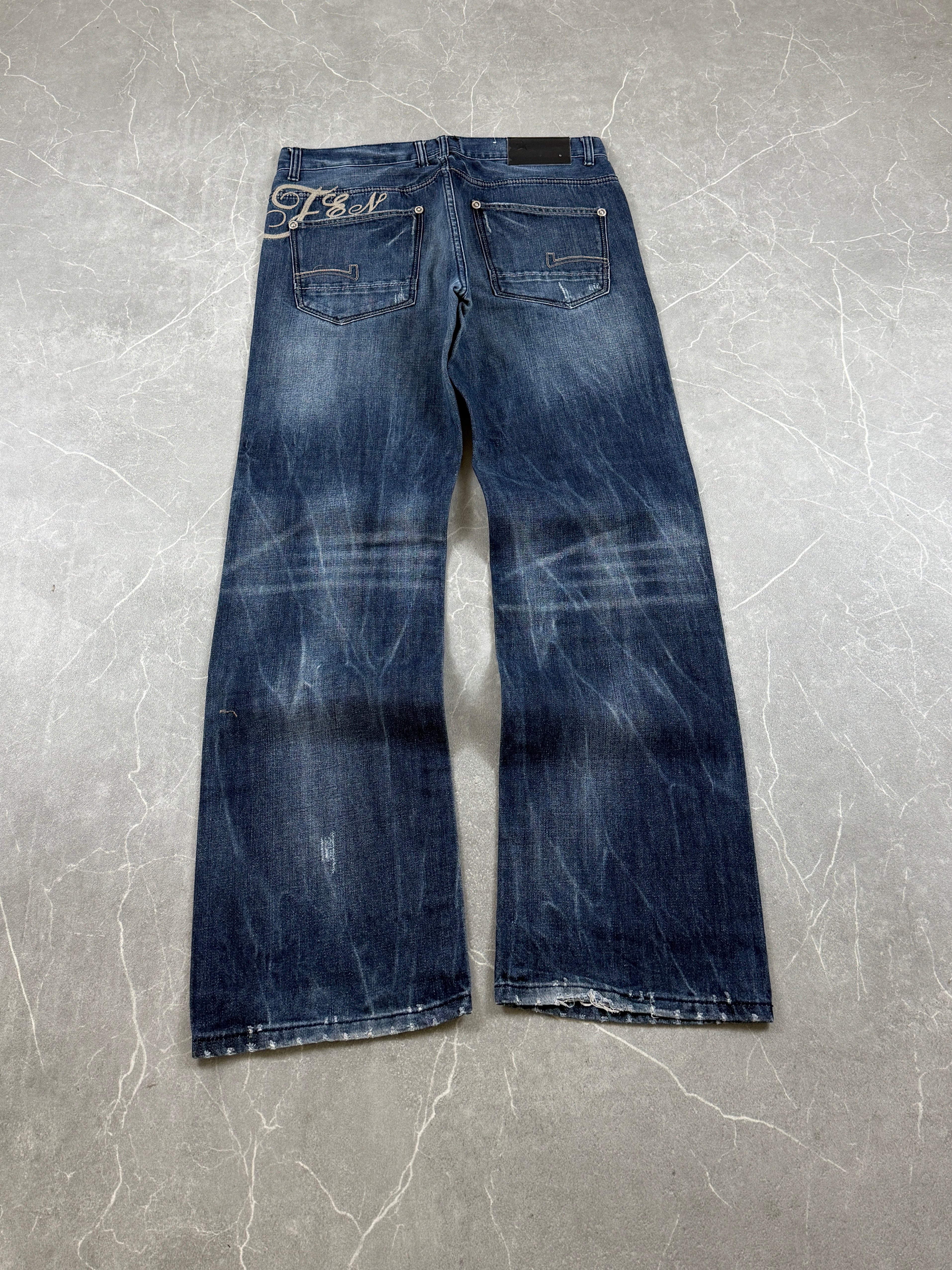 Vintage washed jeans (M)