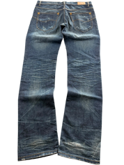Washed Vintage Straight Jeans (M-L)